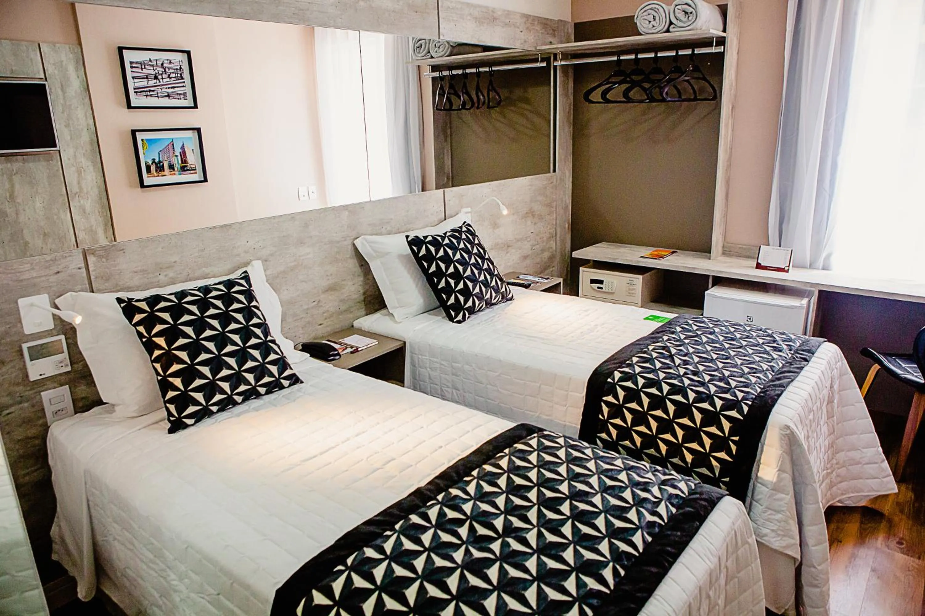 Bed in Bristol Viçosa Hotel