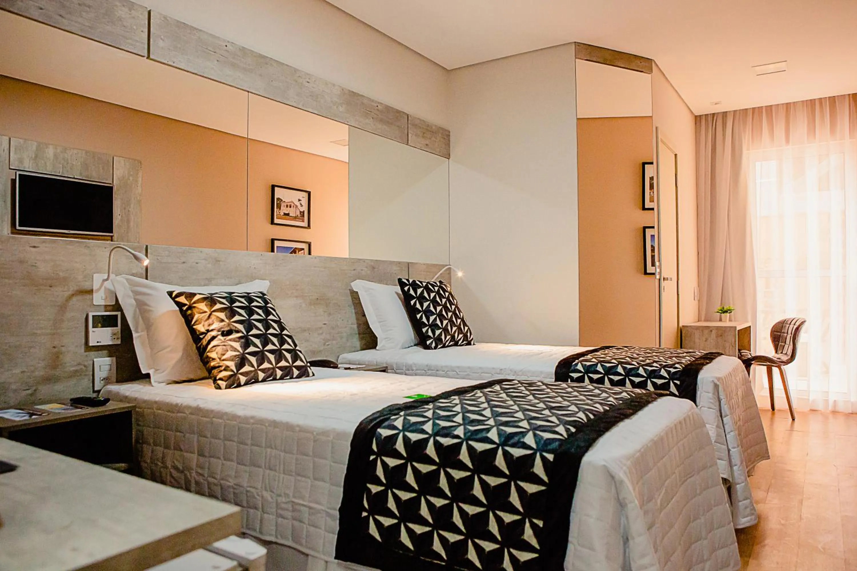 Bed in Bristol Viçosa Hotel