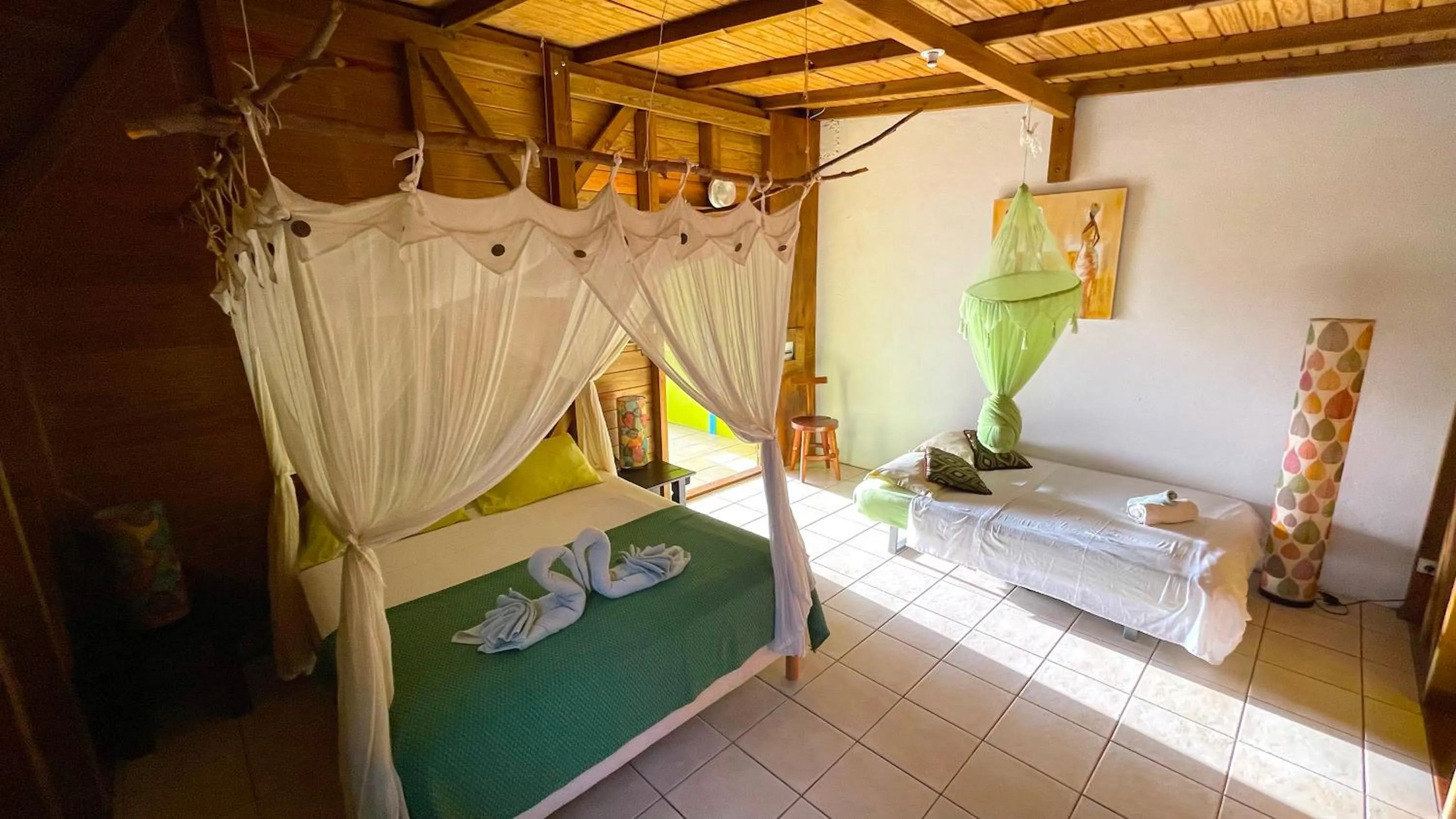 Bed in Gite LES CALEBASSIERS