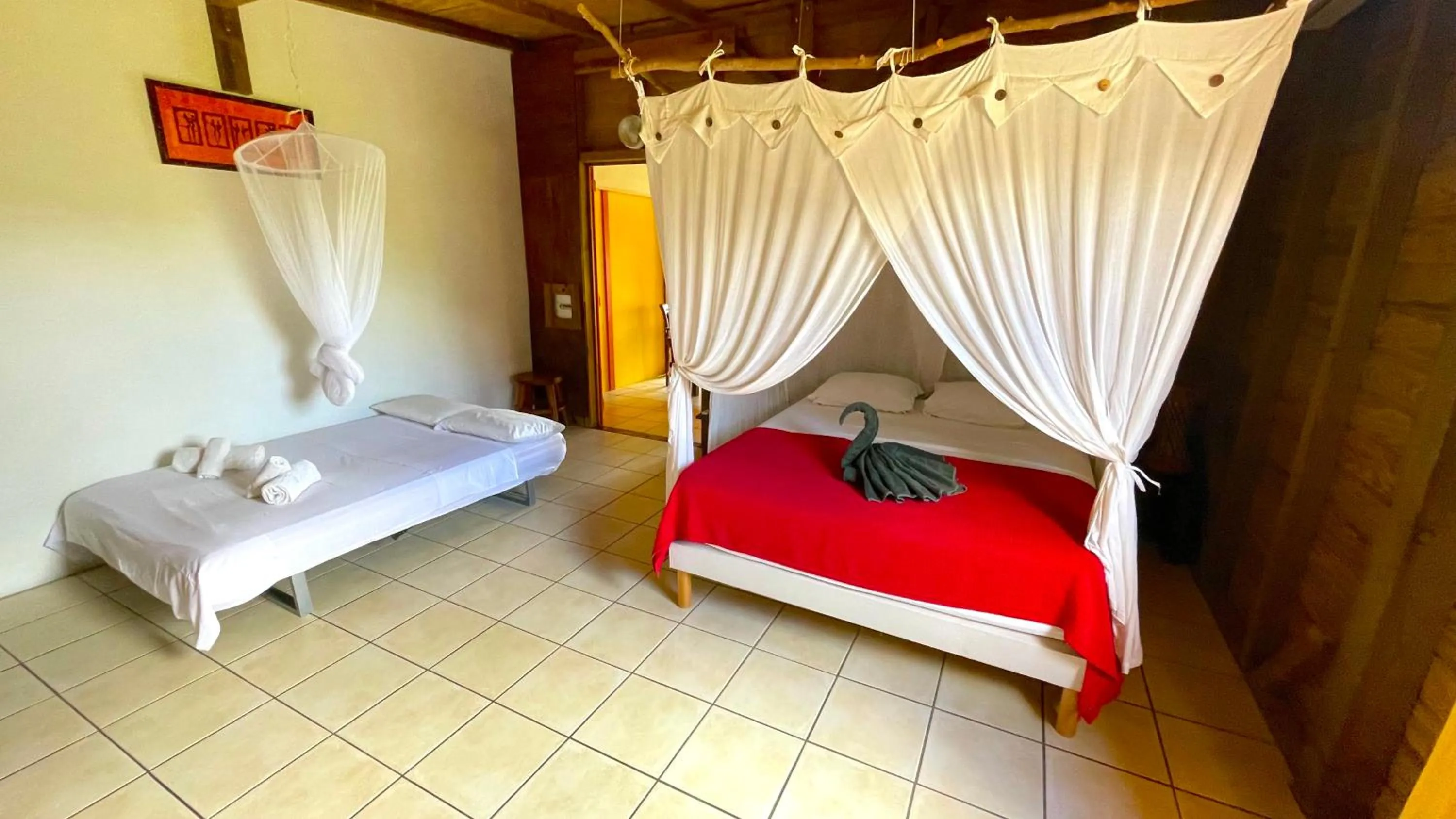 Bed in Gite LES CALEBASSIERS