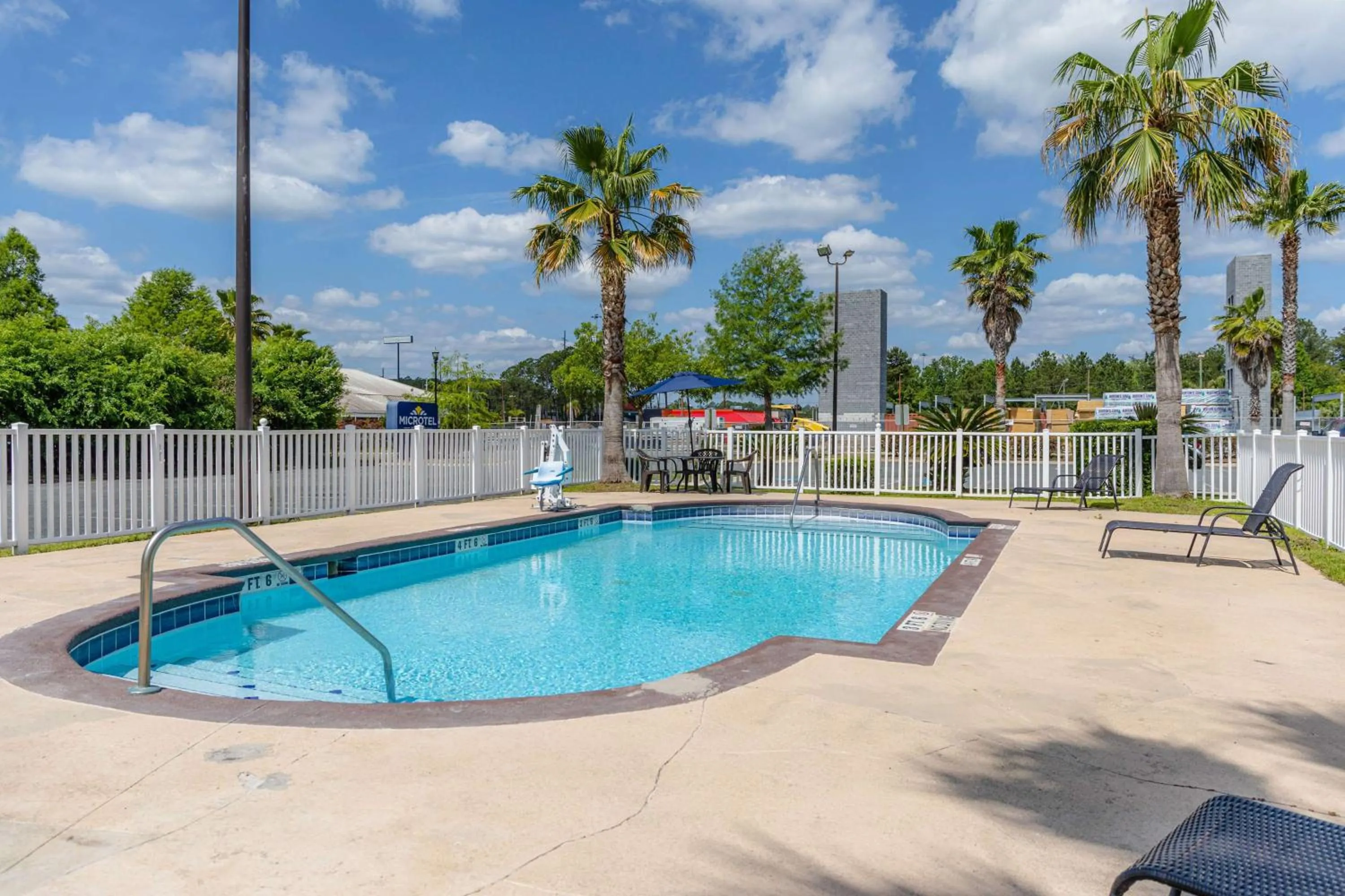 Pool view in Microtel Inn & Suites by Wyndham Kingsland Naval Base I-95