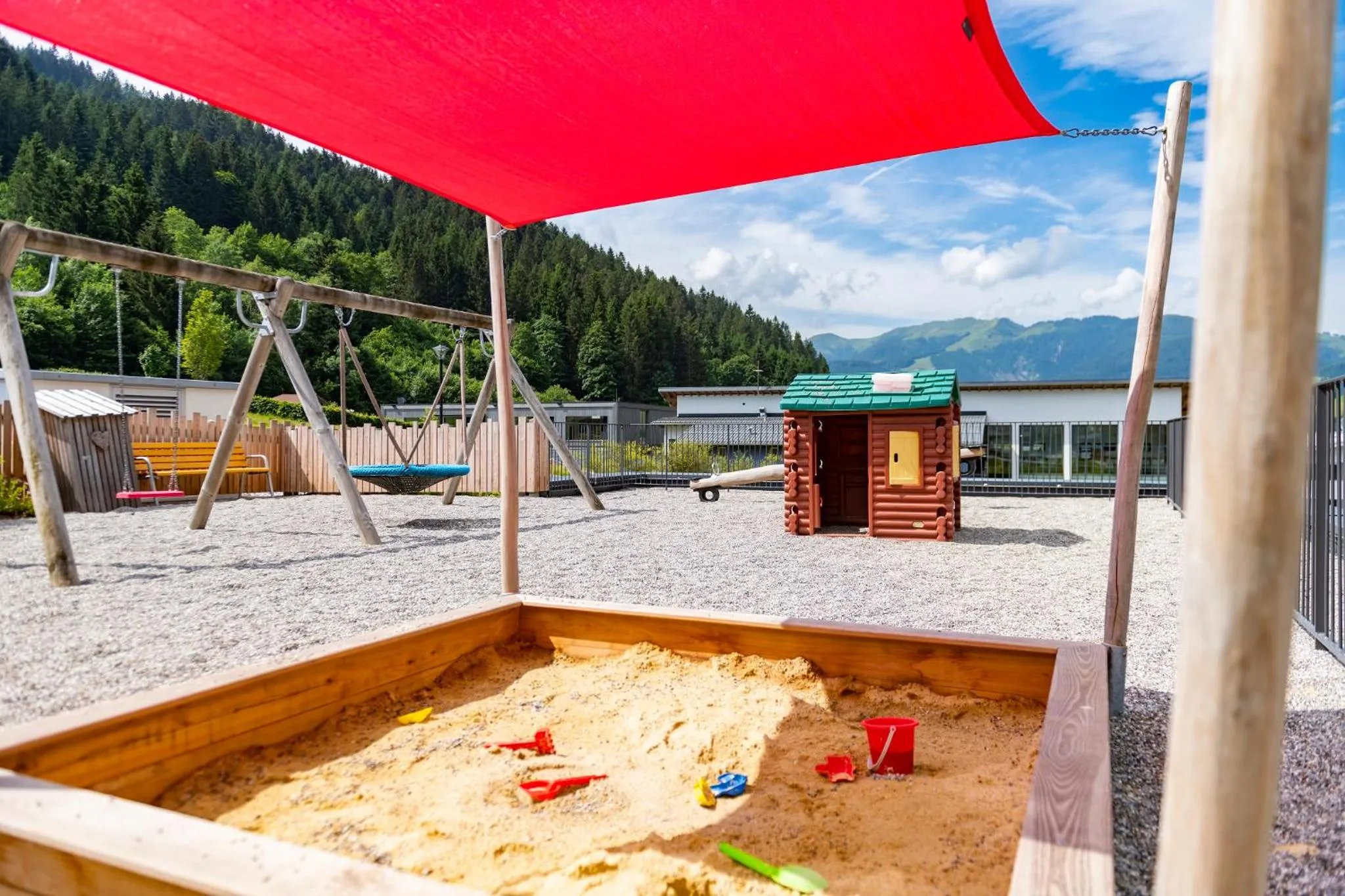 Children play ground in Landhotel Tirolerhof - Wildschönau - PREMIUM Card im Sommer