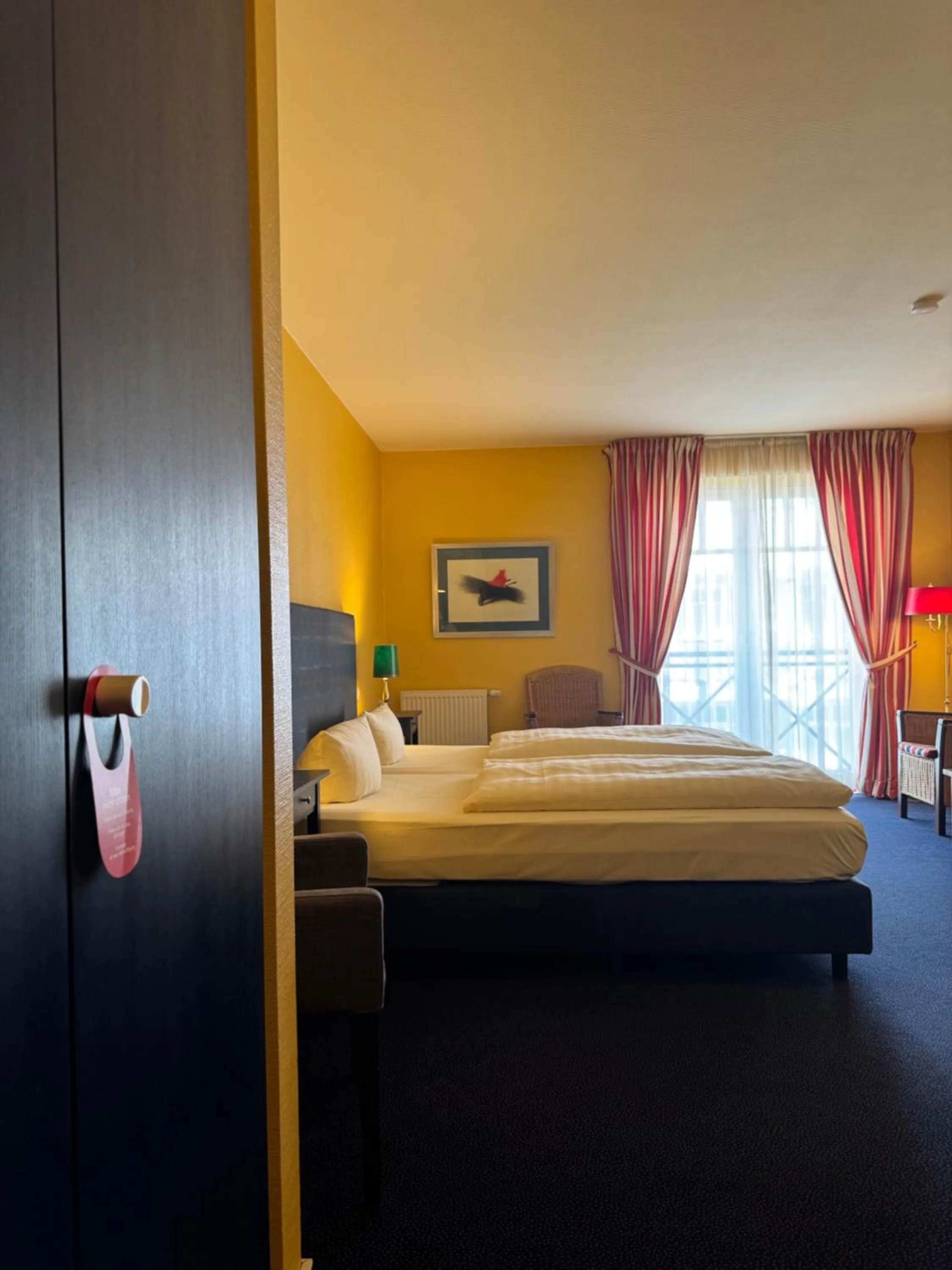 Bed in Hotel Schweriner Hof