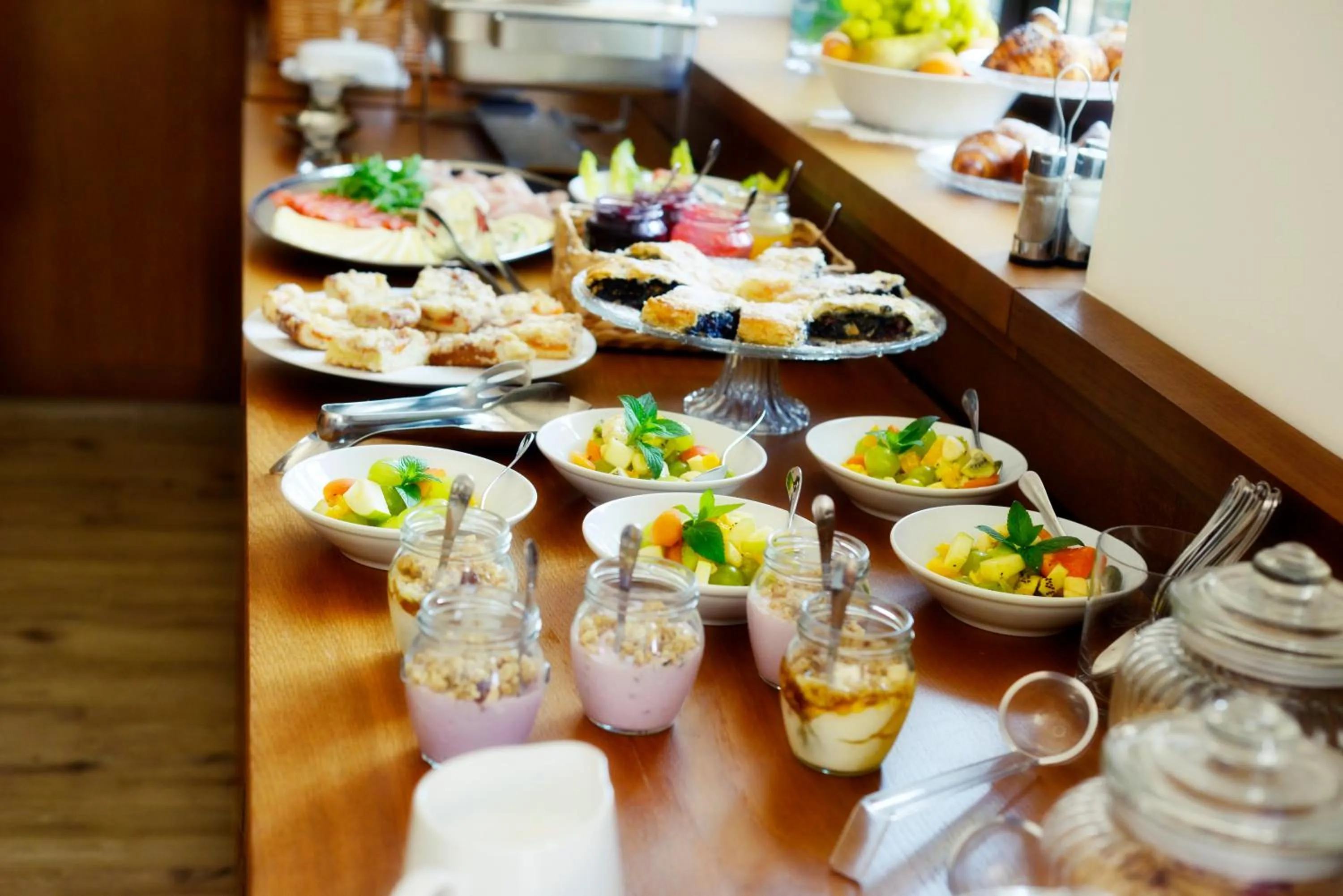 Buffet breakfast in PROSECCO RESIDENCE MARKO