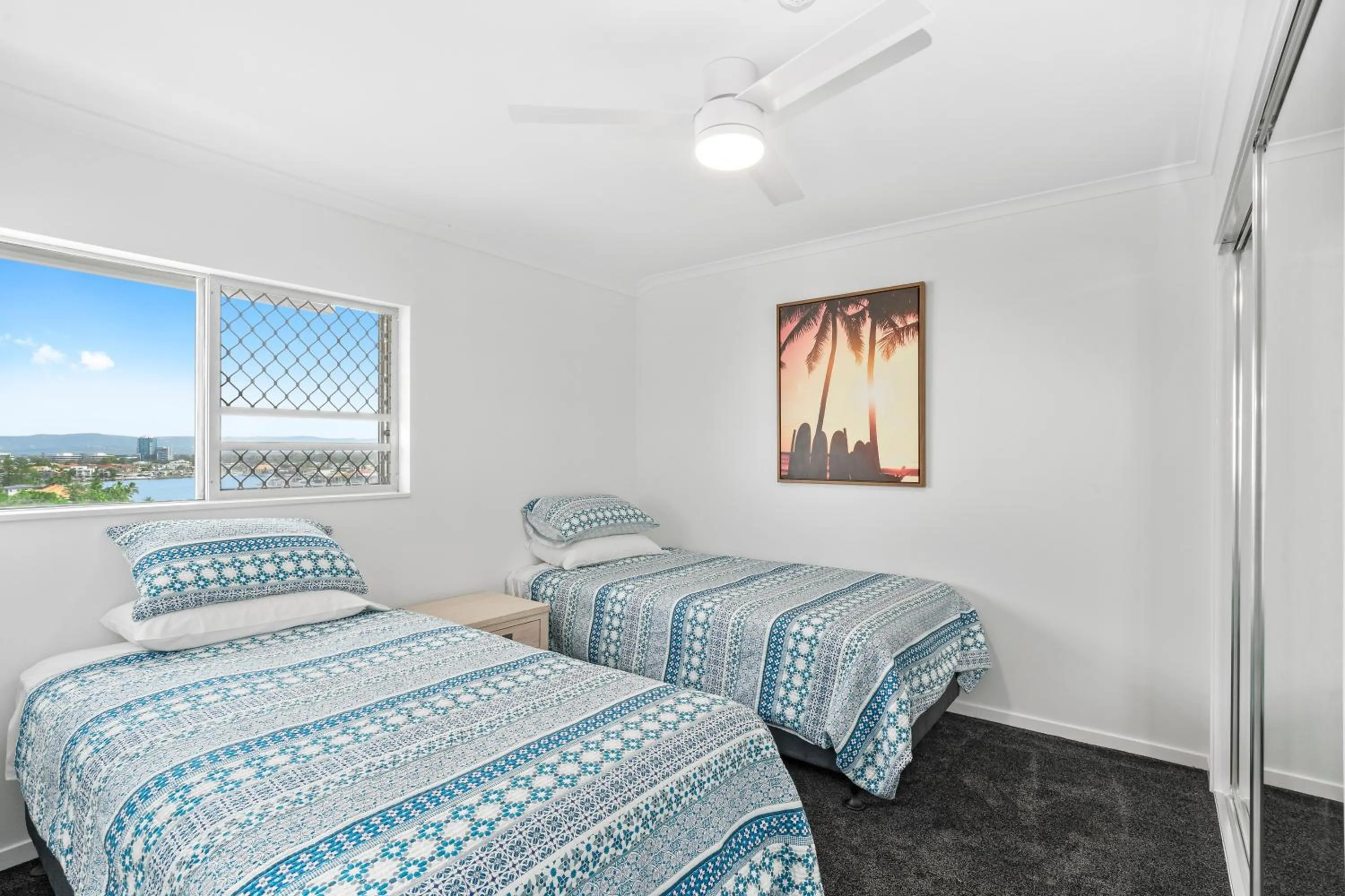 Bedroom, Bed in Narrowneck Court Holiday Apartments