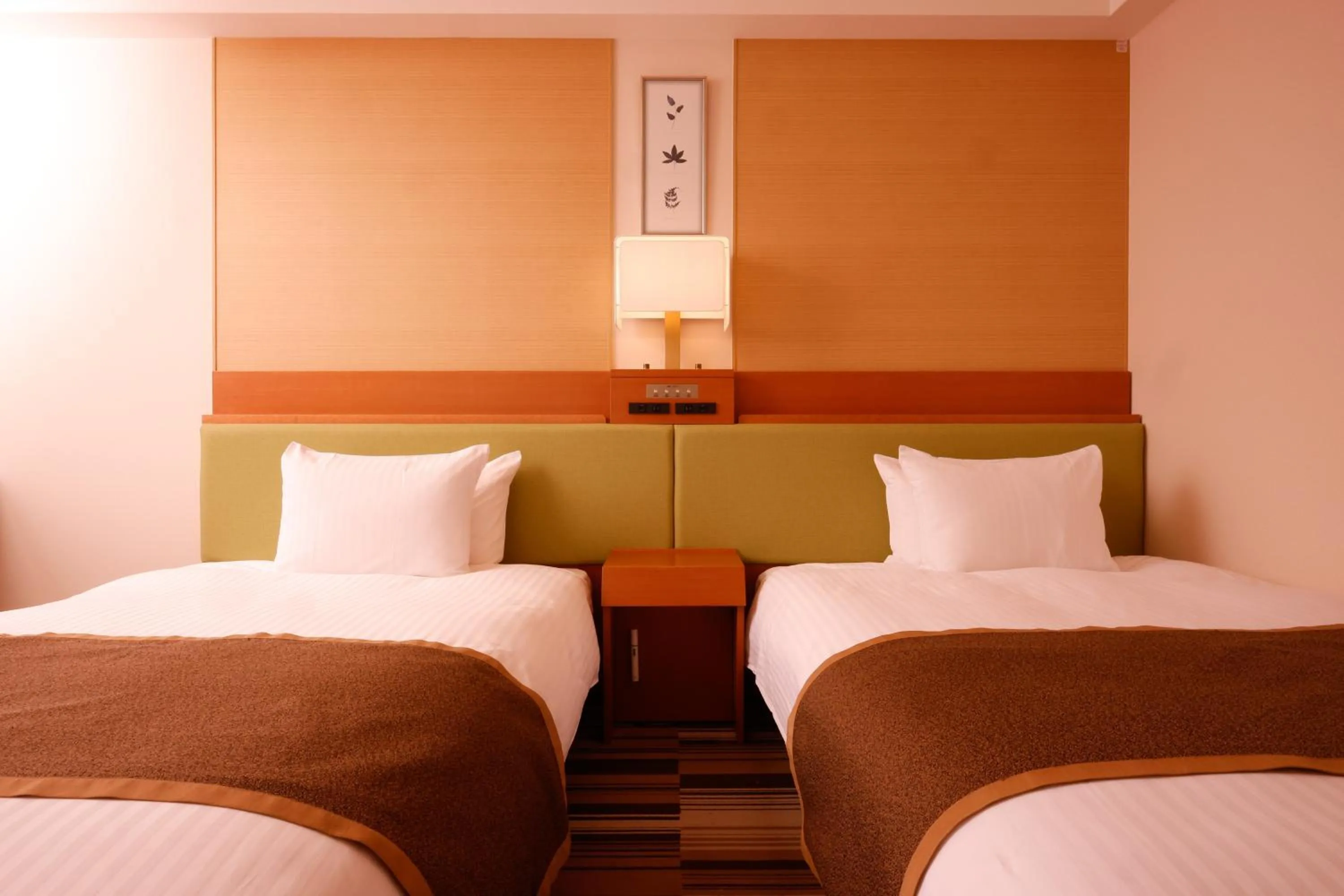 Bed in Hotel the Lutheran