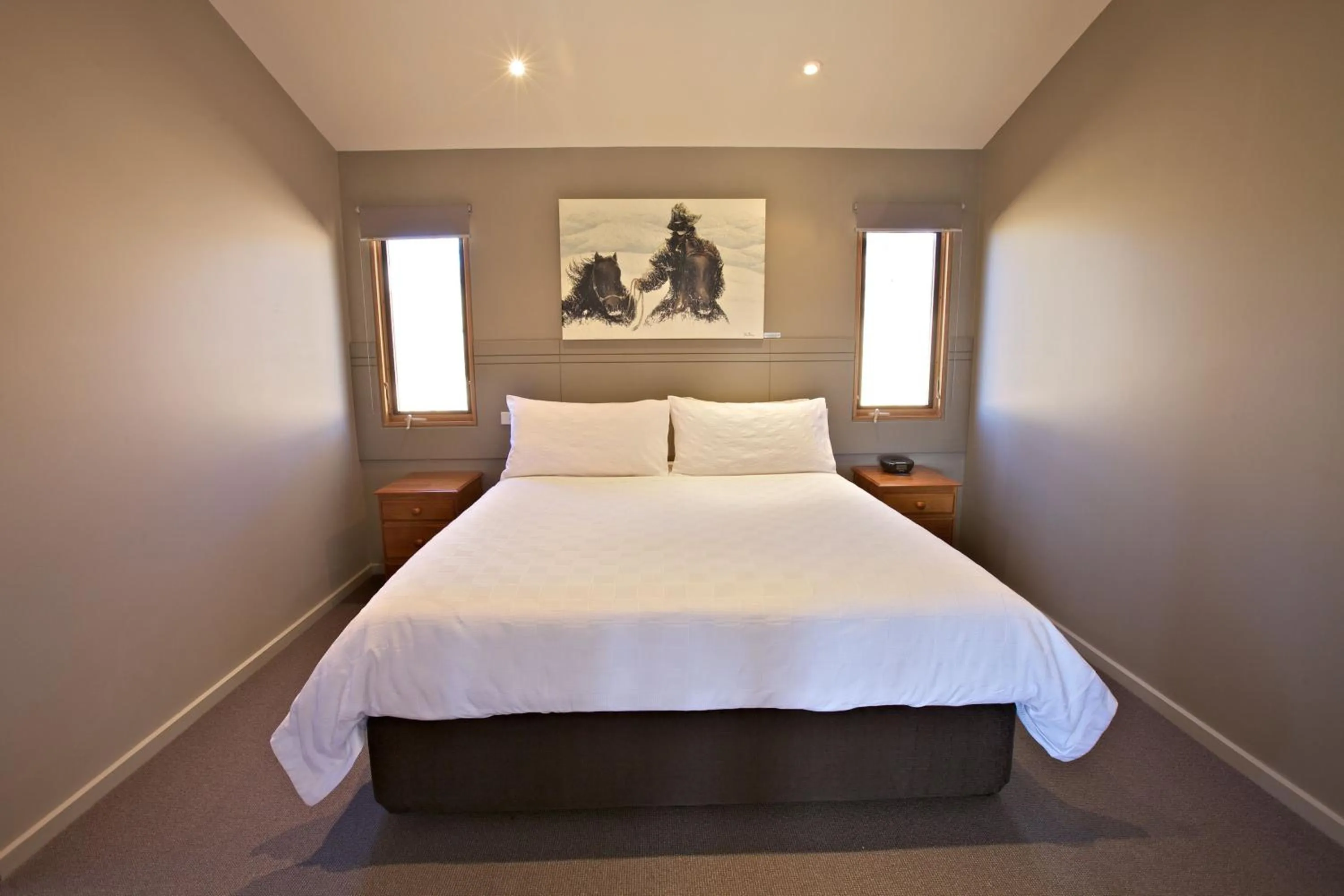 Bed in Snowy Wilderness