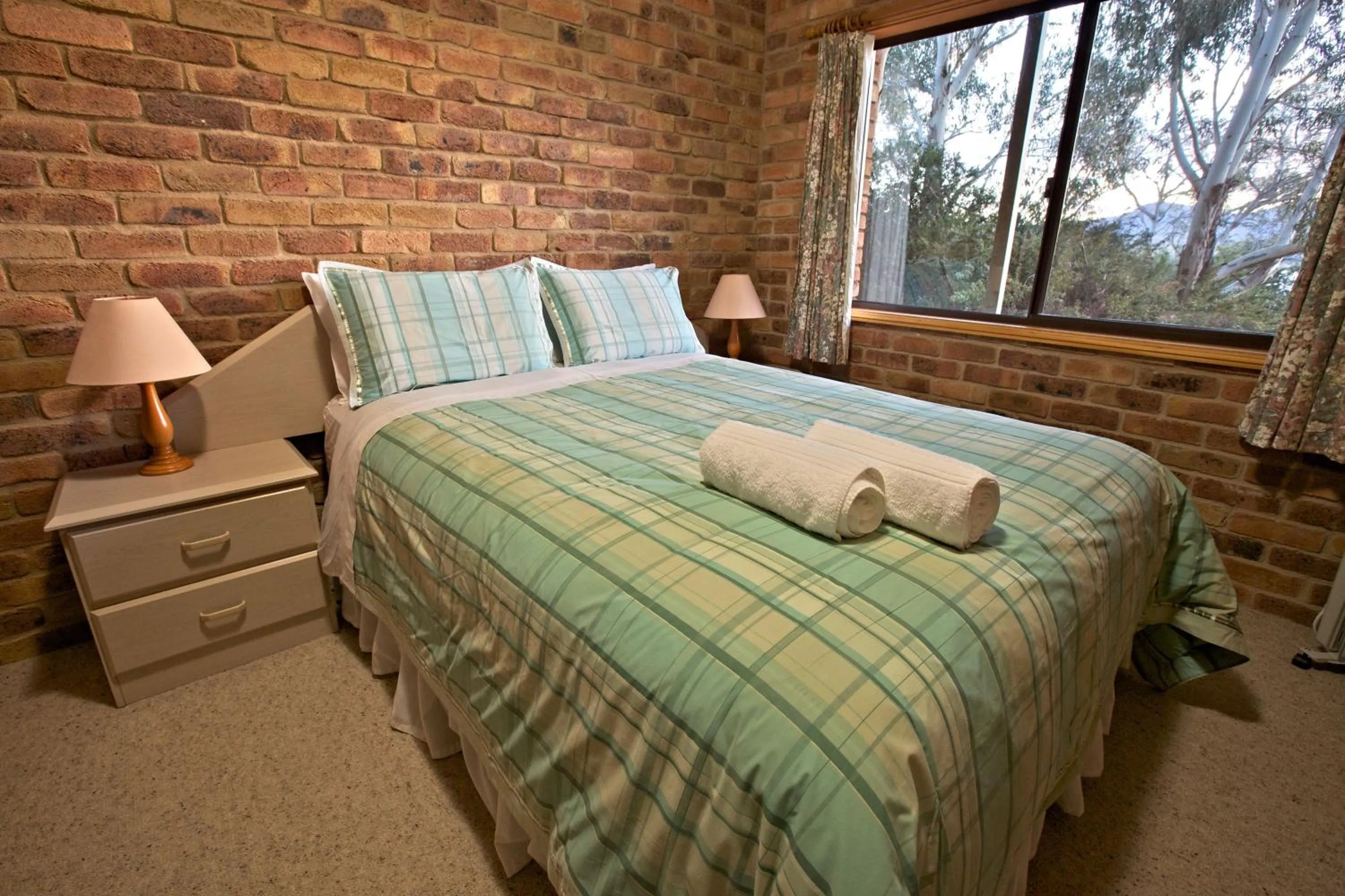 Bed in Snowy Wilderness