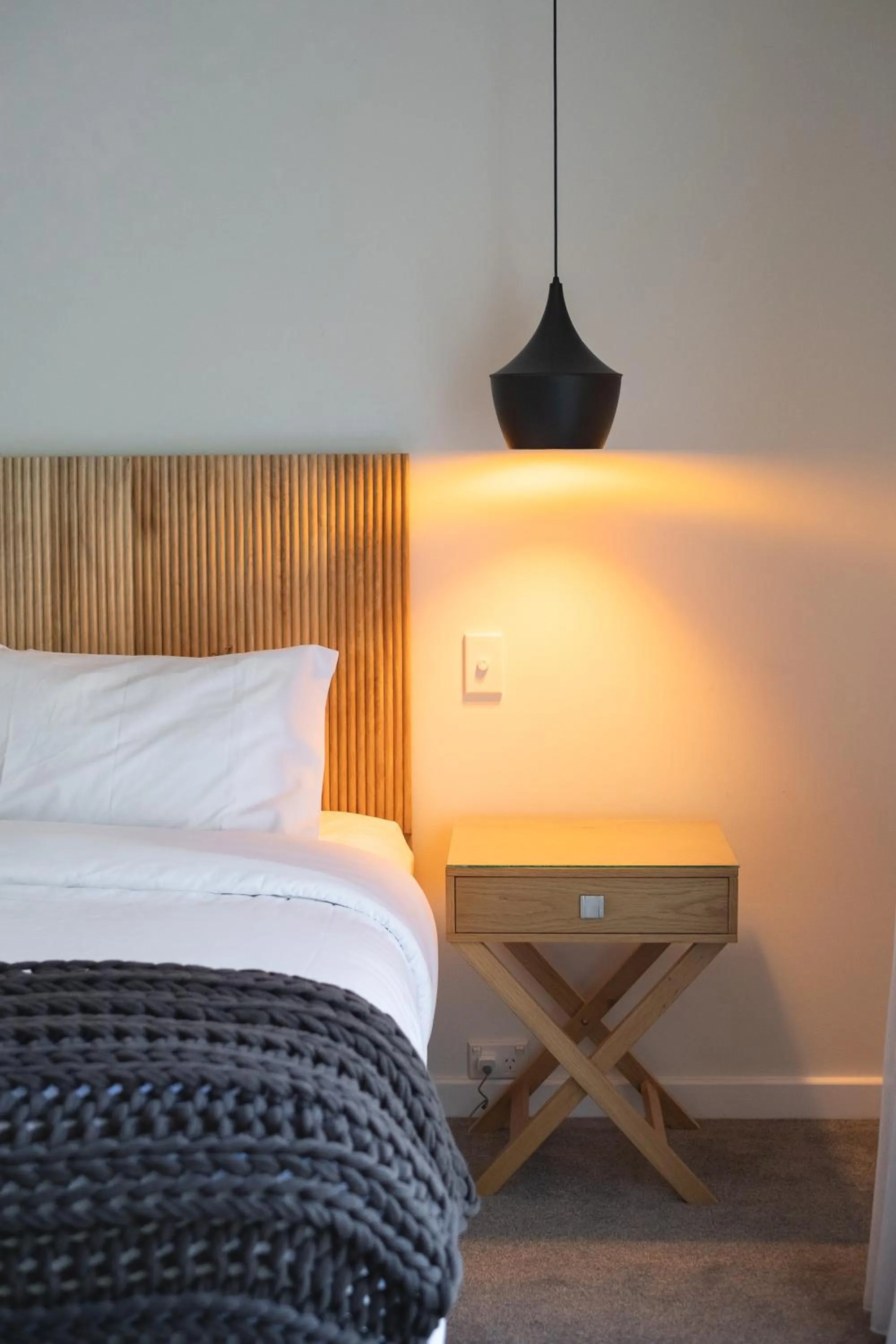 Bed in Chimes Spa Retreat