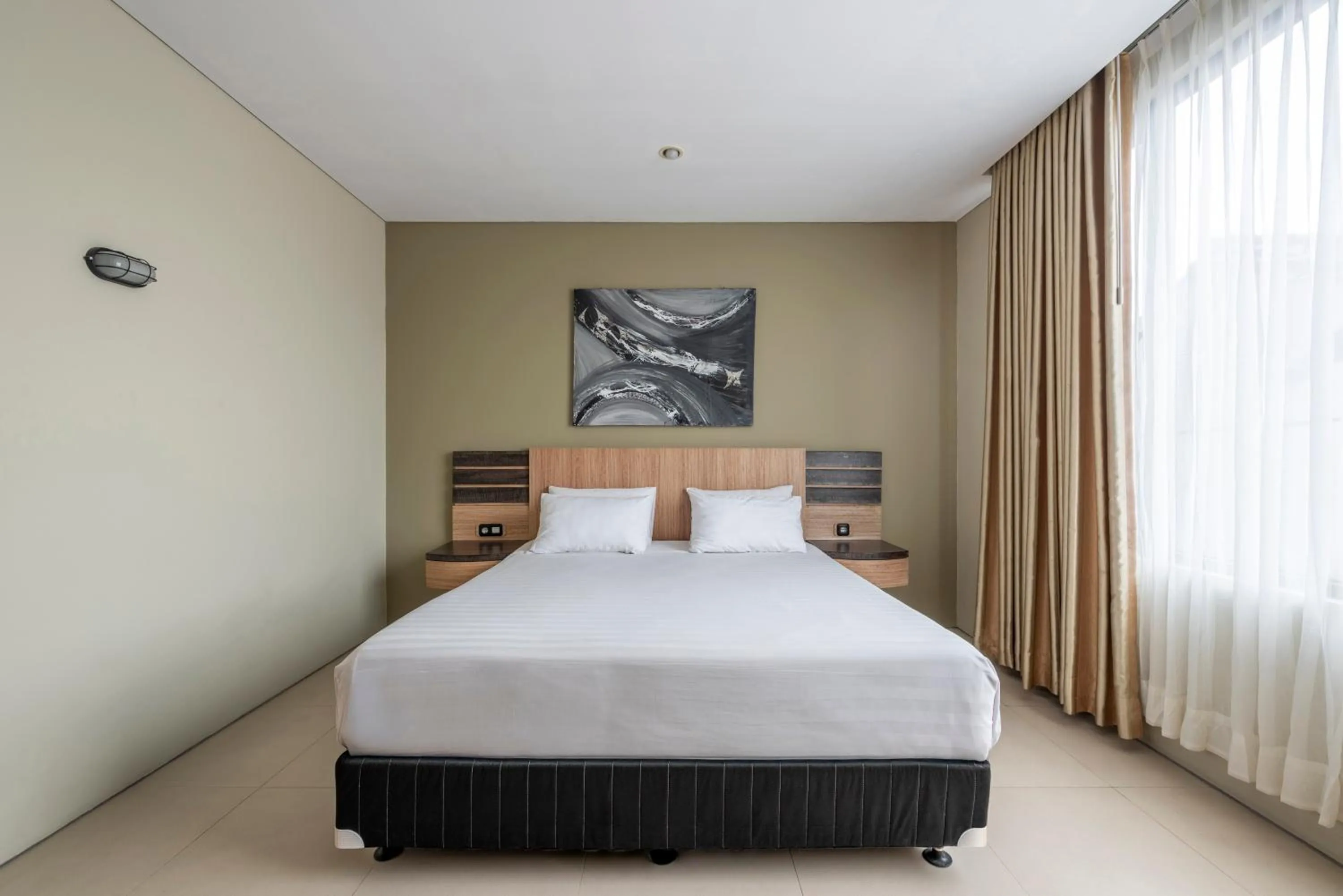 Bed in Mogens Guesthouse