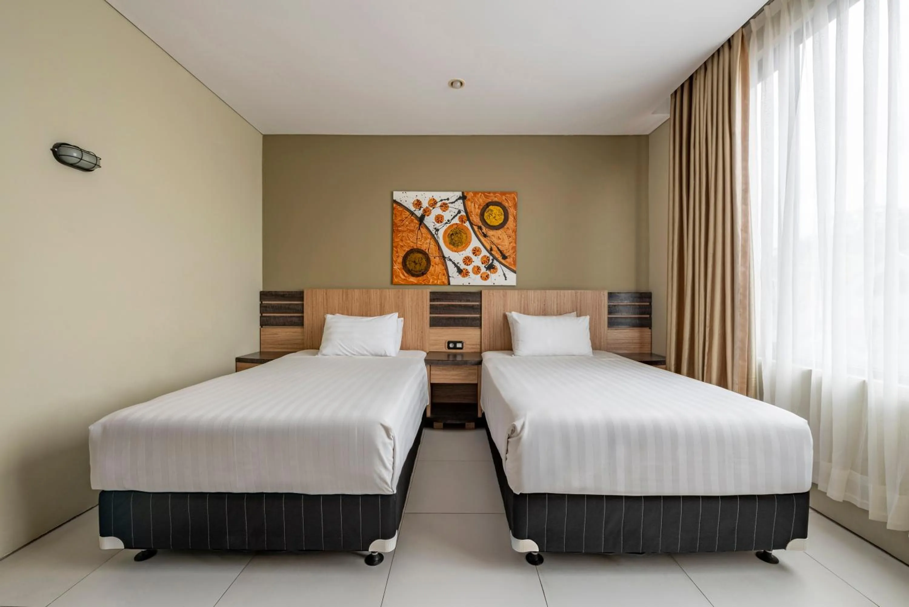 Bed in Mogens Guesthouse