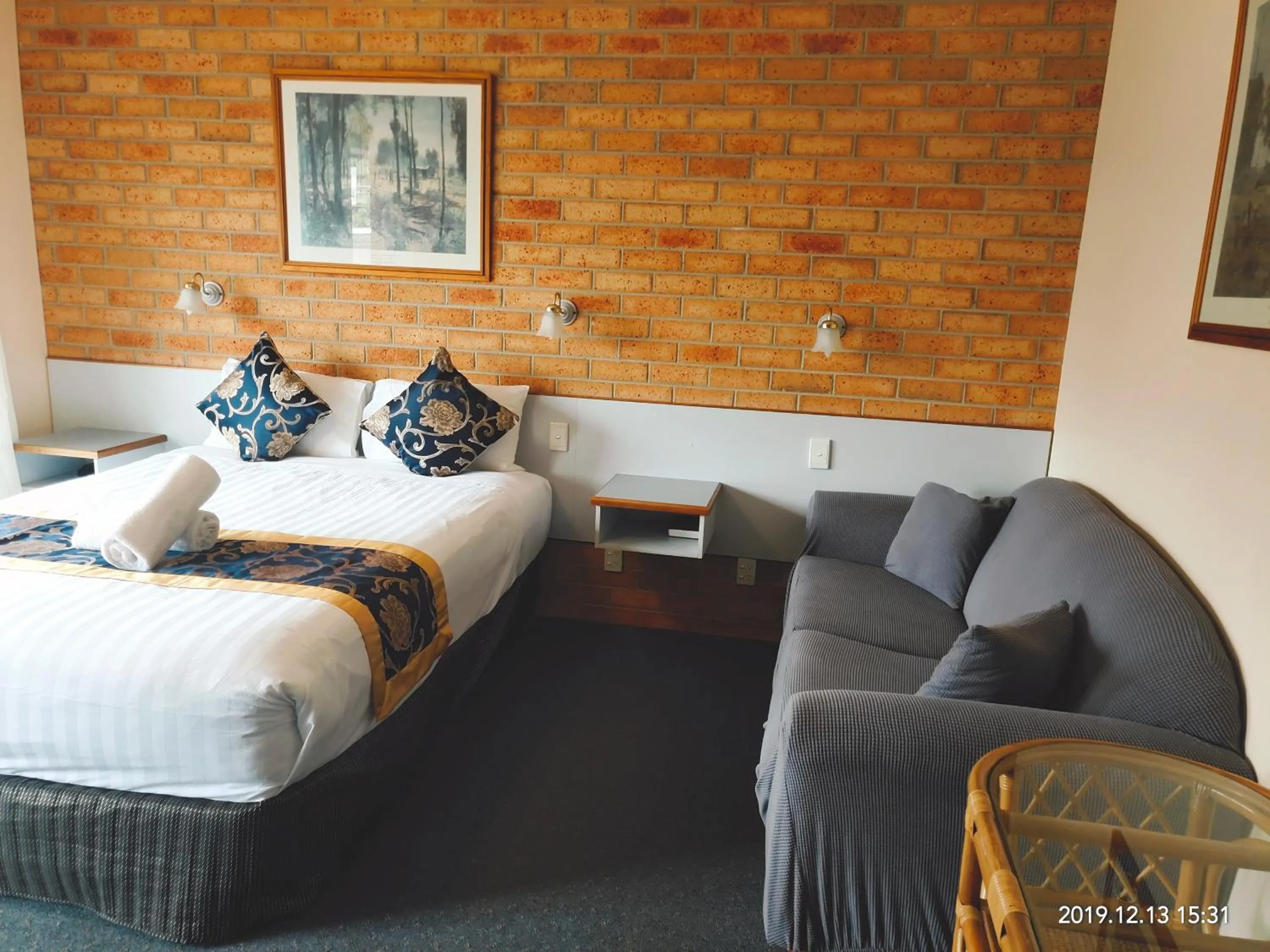 Bed in Coachman Motel and Holiday Units