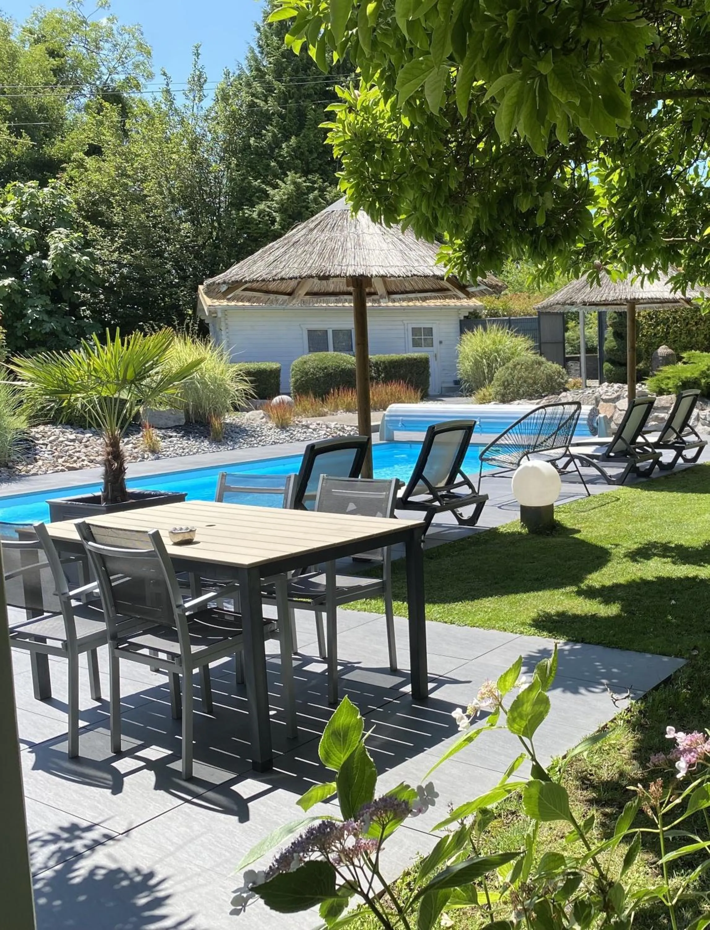 Swimming pool in Les Rives des Habsbourg