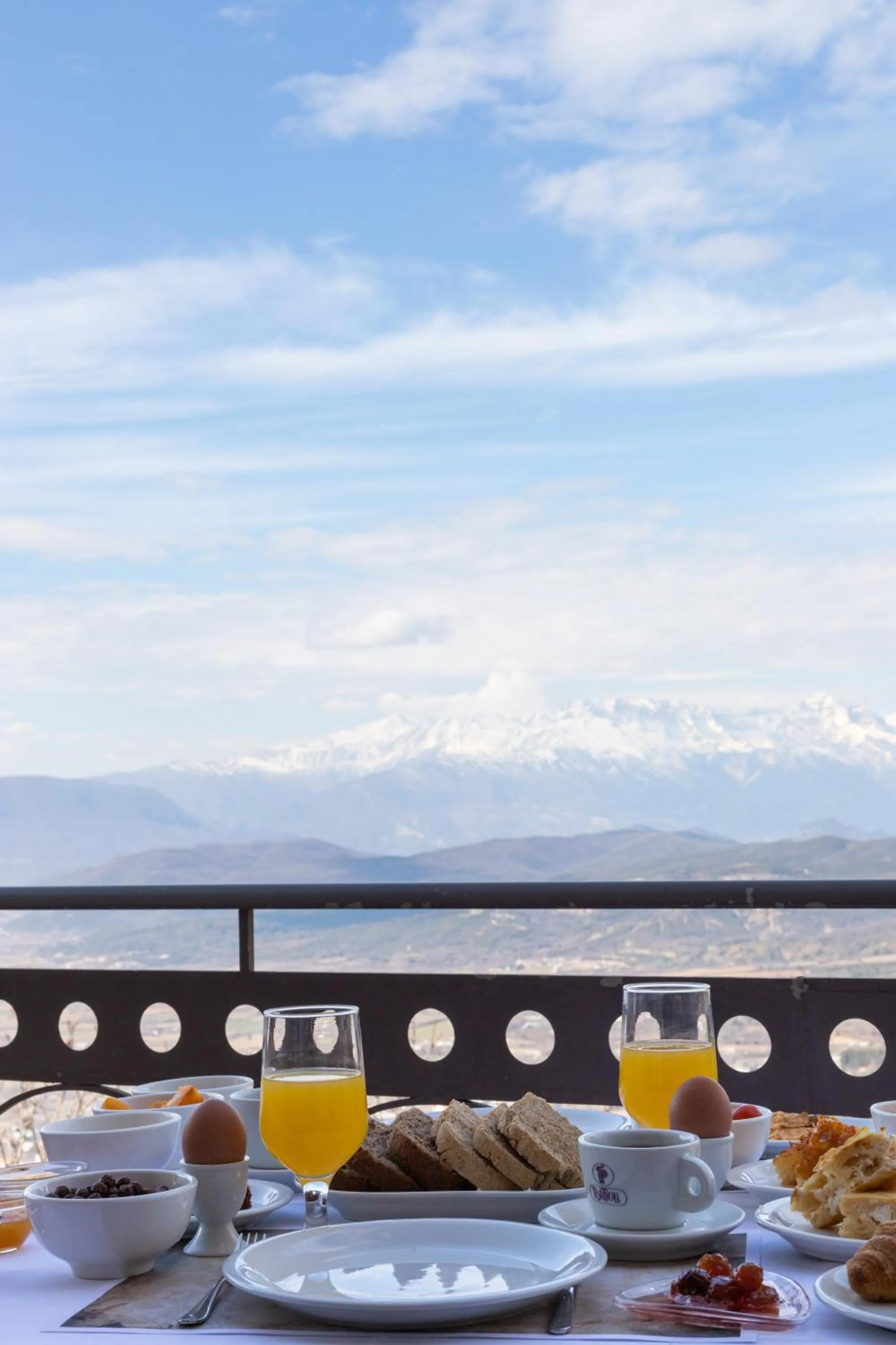 Balcony/Terrace in Konitsa Mountain Hotel