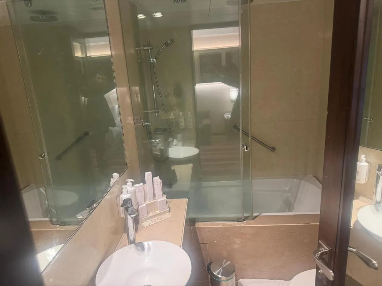 Shower in The Sahil Hotel