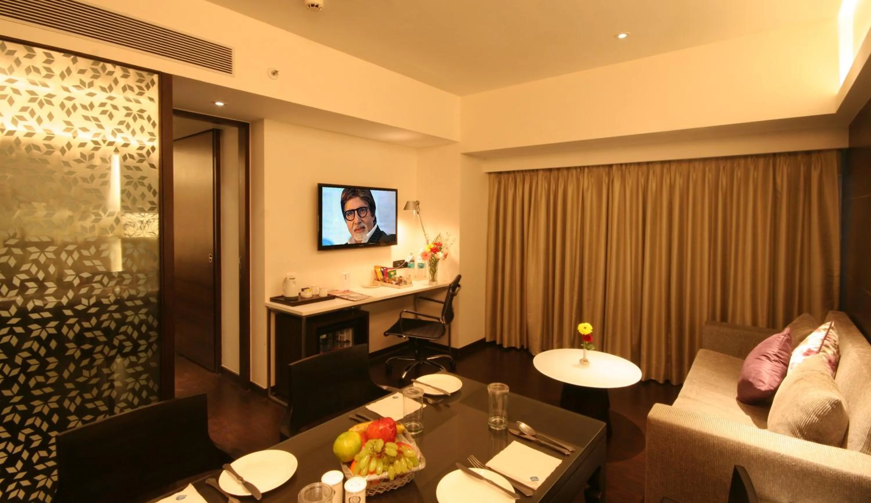 Living room in The Sahil Hotel