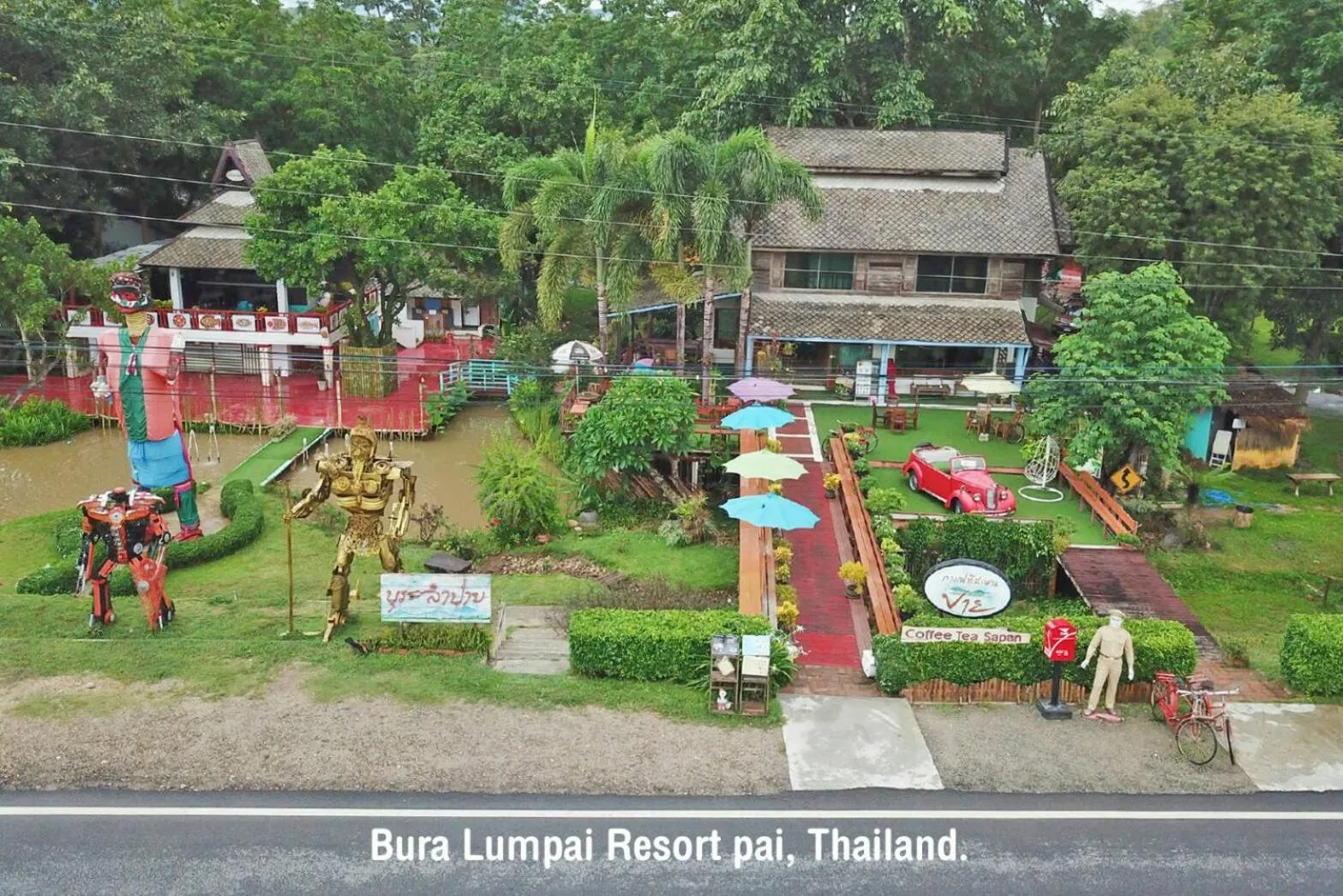 Bird's eye view in Bura Lumpai Resort