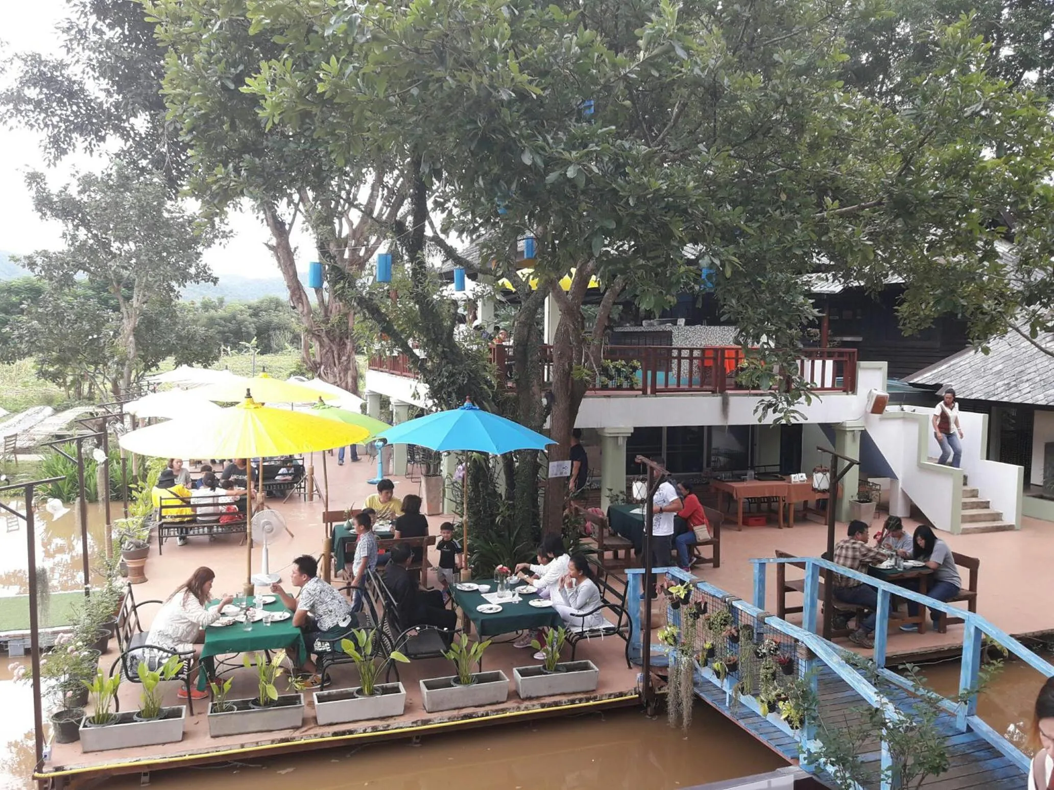 People in Bura Lumpai Resort