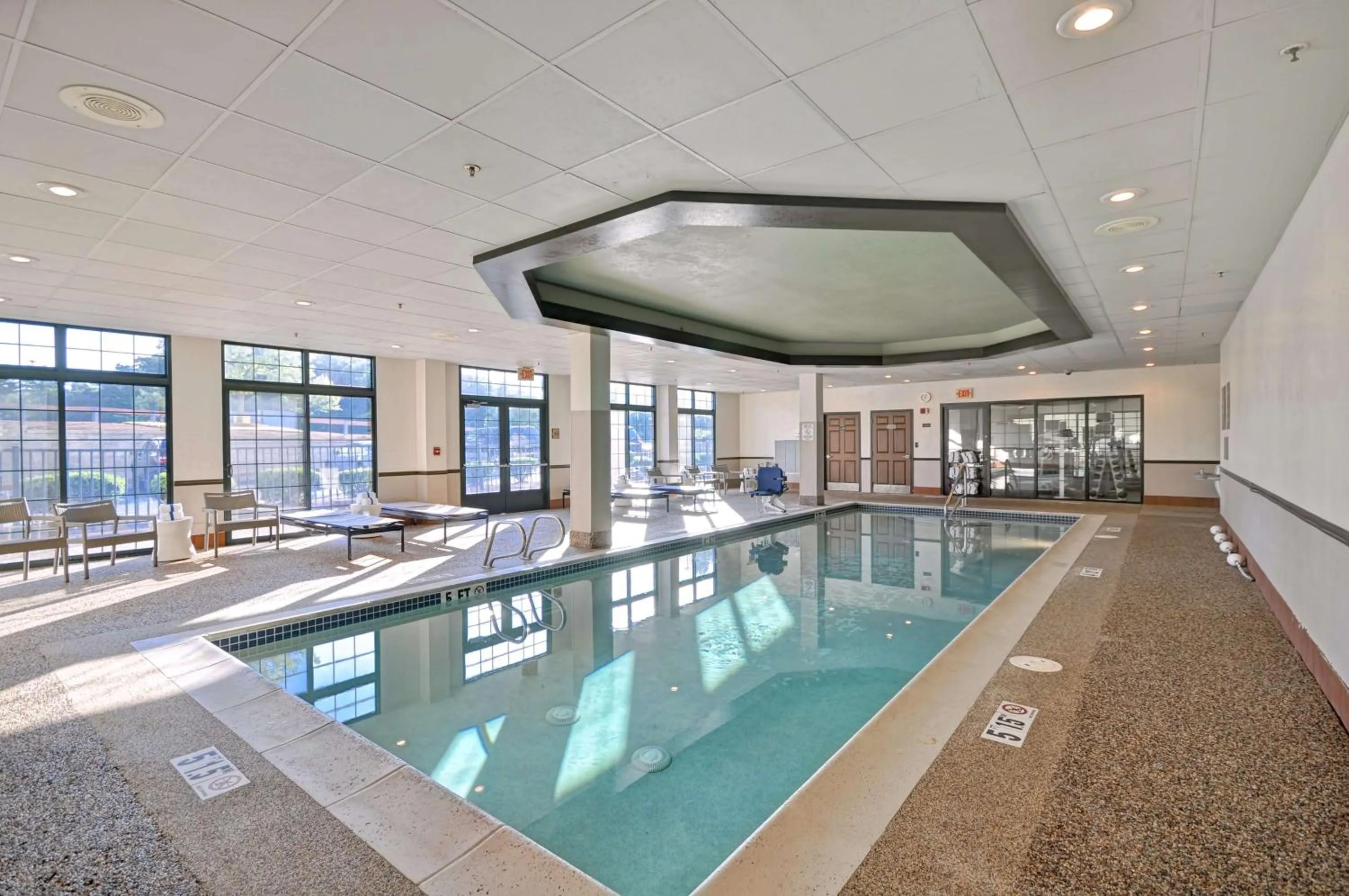 Pool view in Homewood Suites by Hilton Boston - Peabody