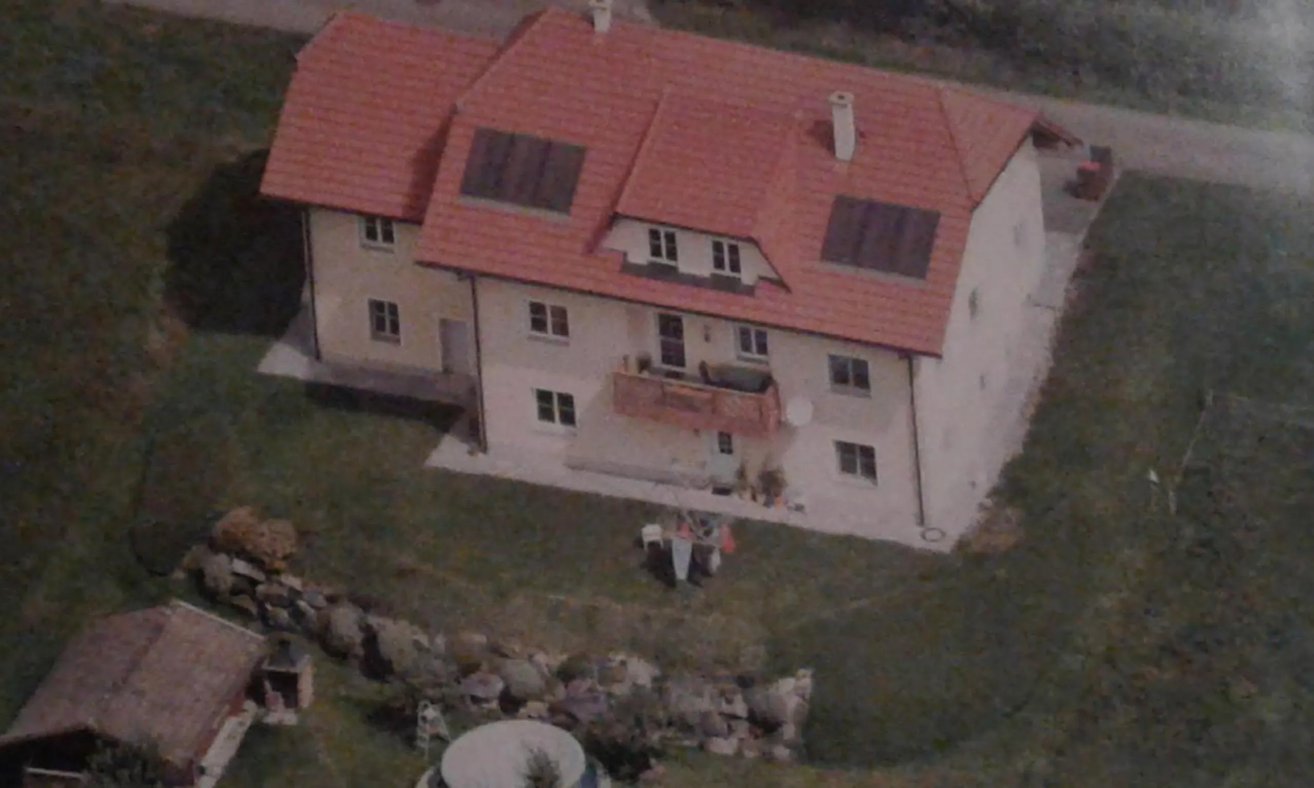 Bird's eye view in Ferienwohnung Susanne