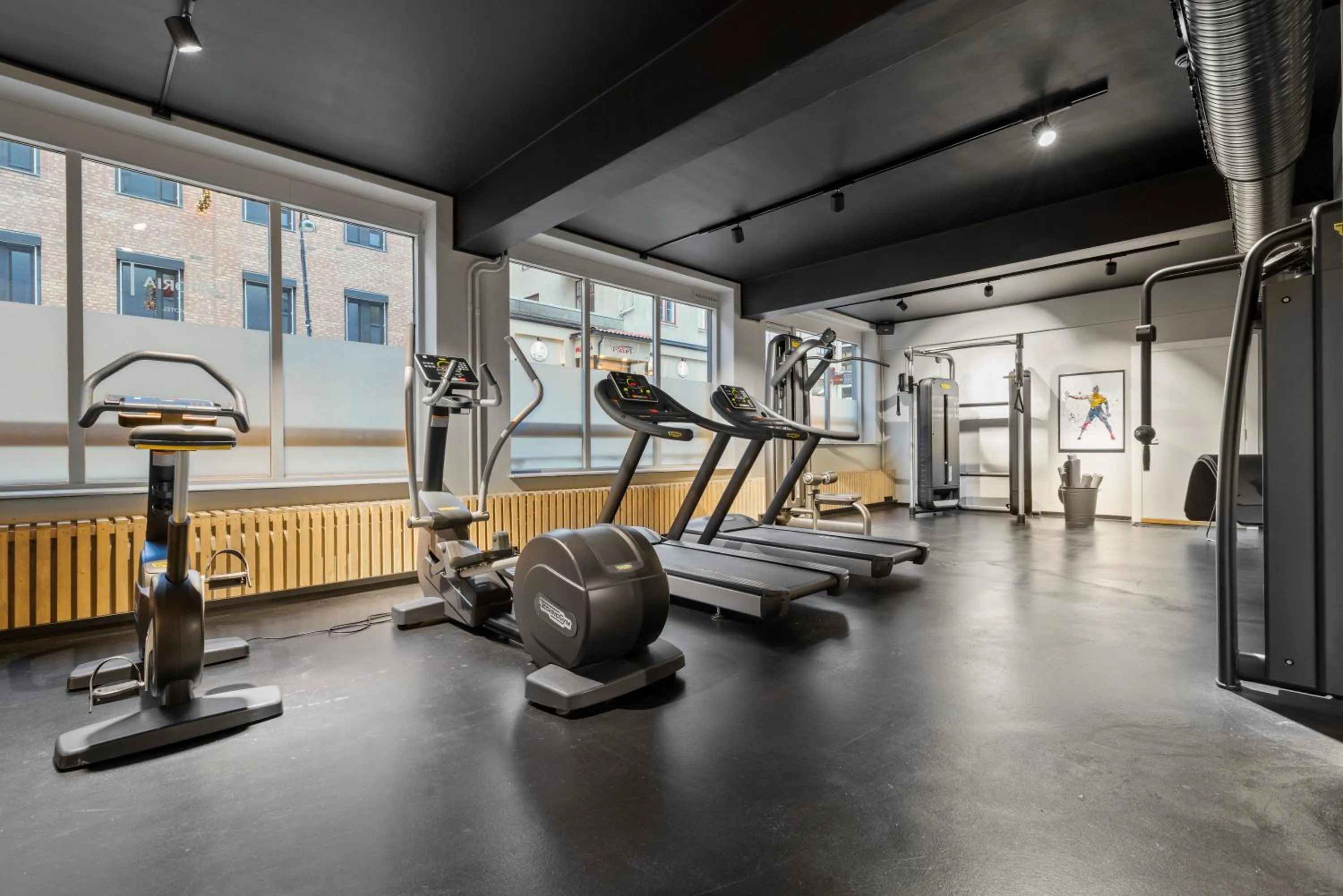 Fitness centre/facilities in Home Hotel Astoria