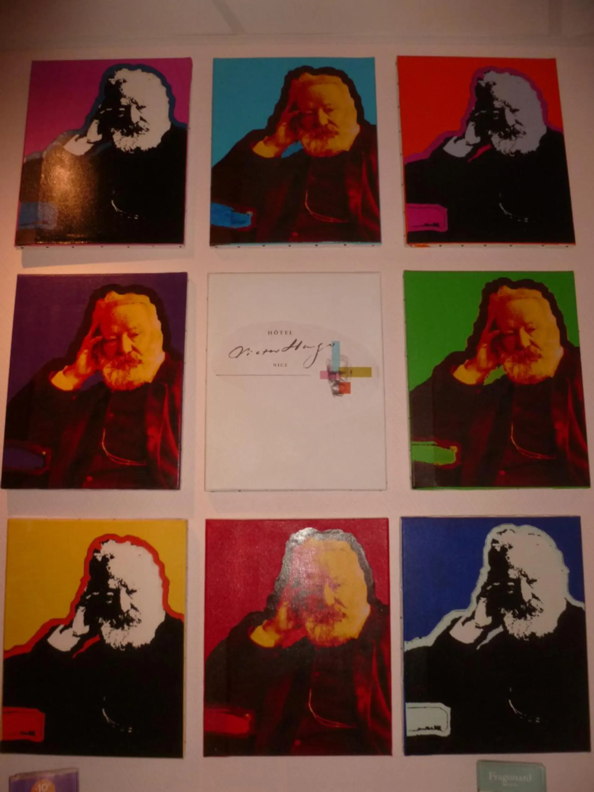 Decorative detail in Hotel Victor Hugo Nice