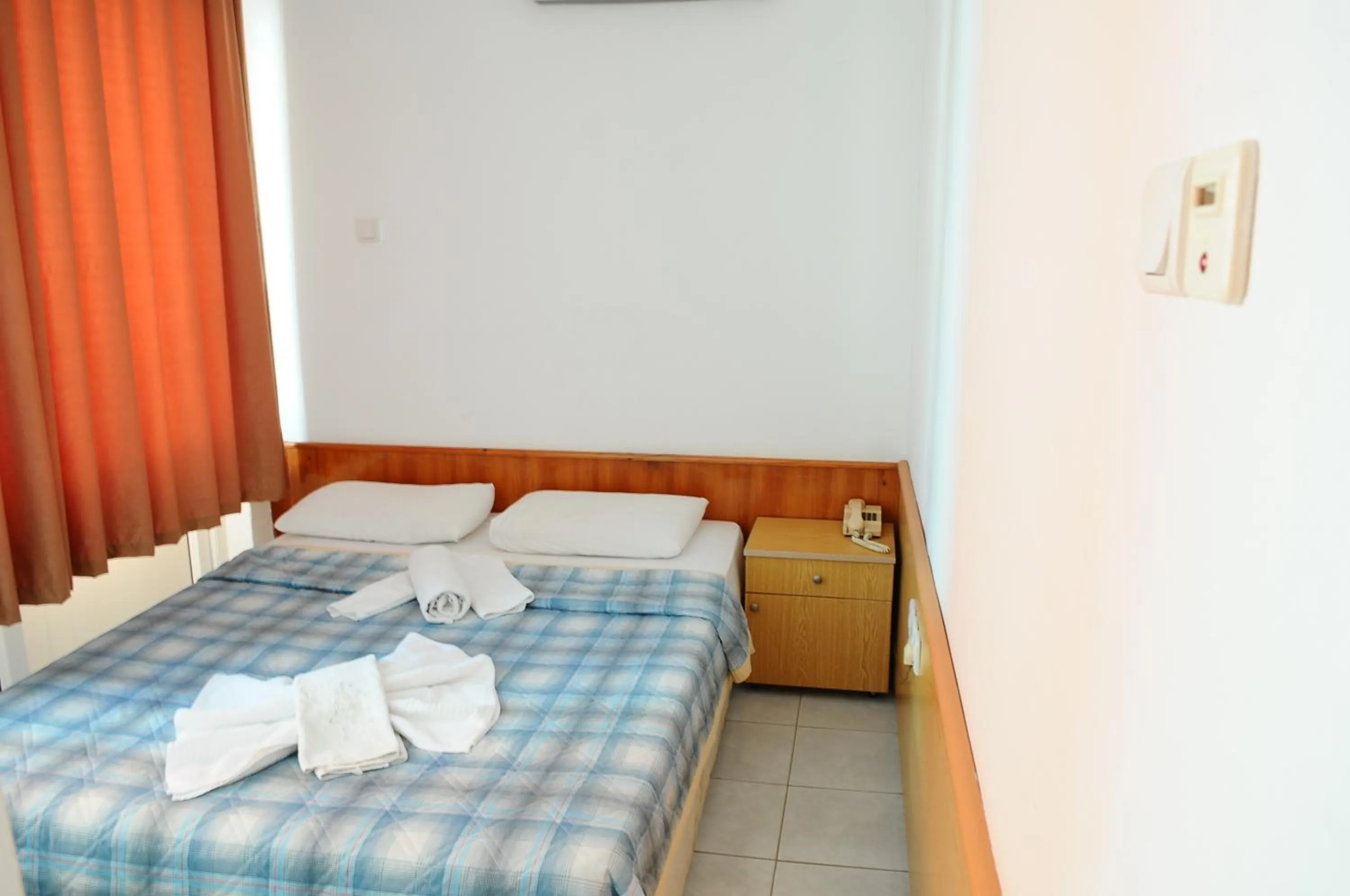 Bed in Kleopatra Beach Yildiz Hotel