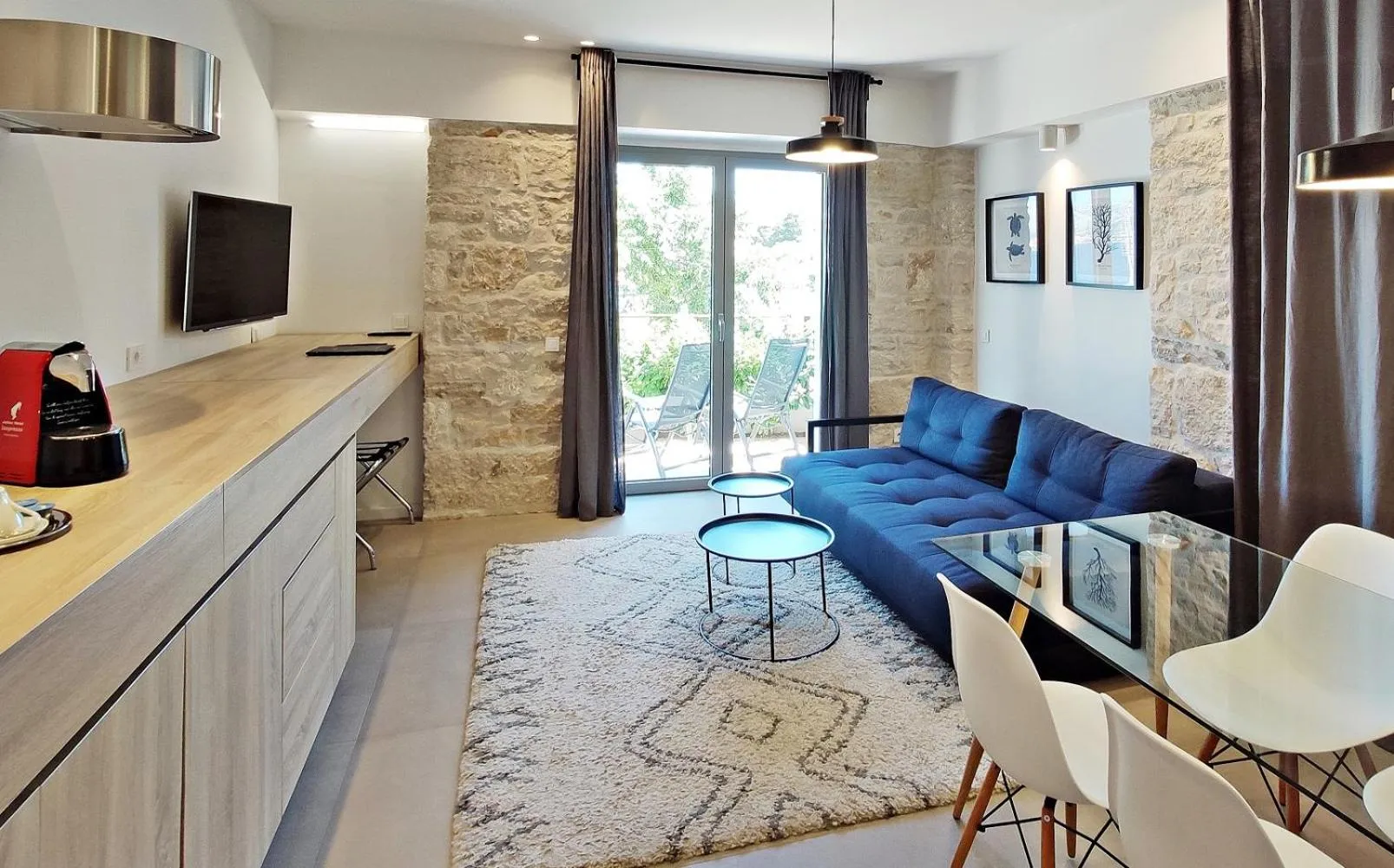 Living room in Hotel Korsal