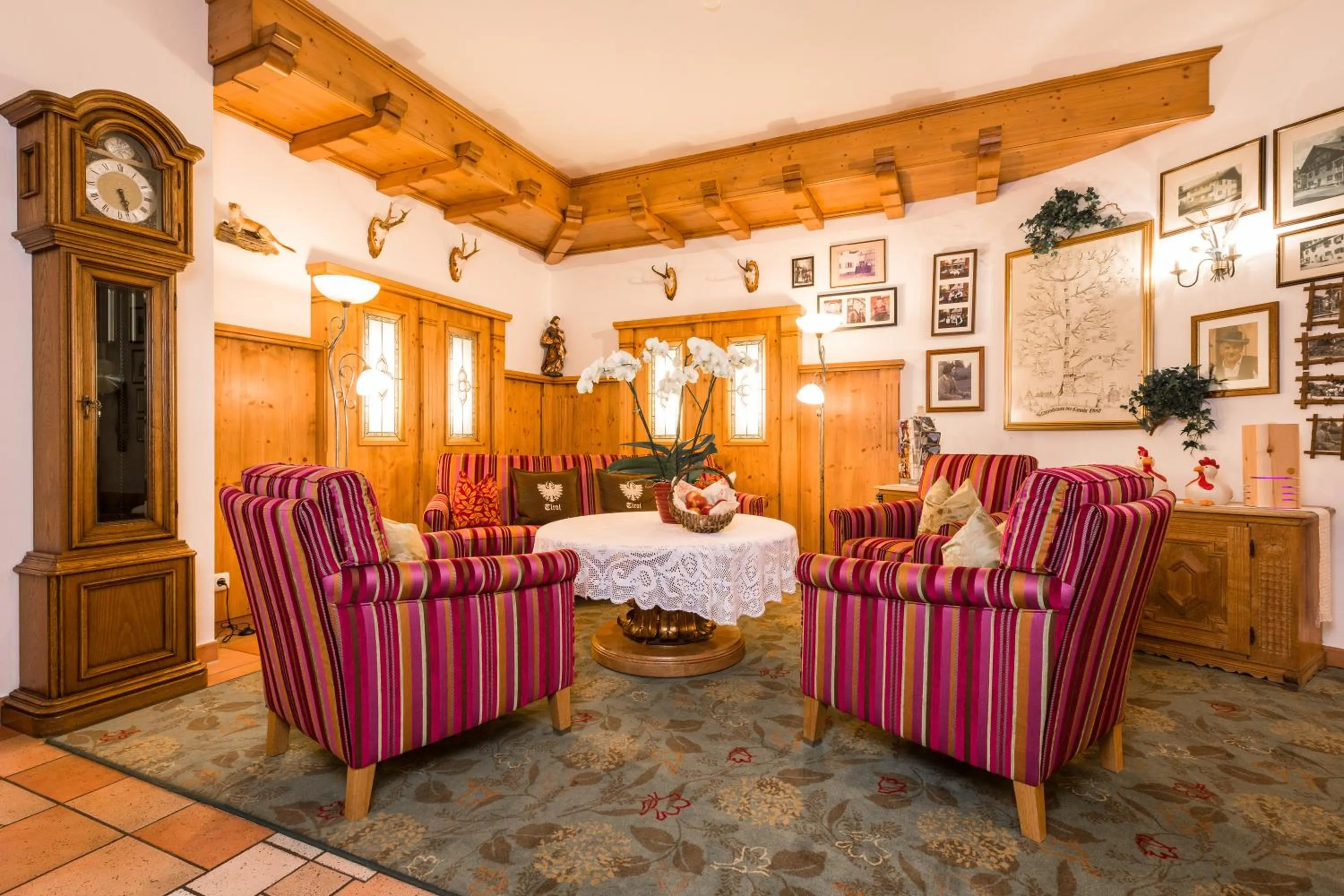 Lobby or reception in Hotel Moserhof