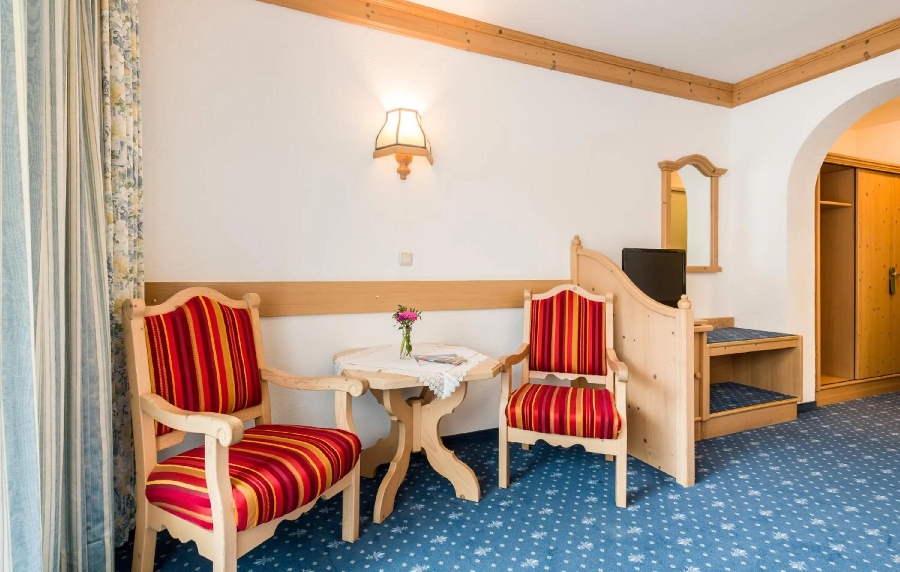 Seating area in Hotel Moserhof