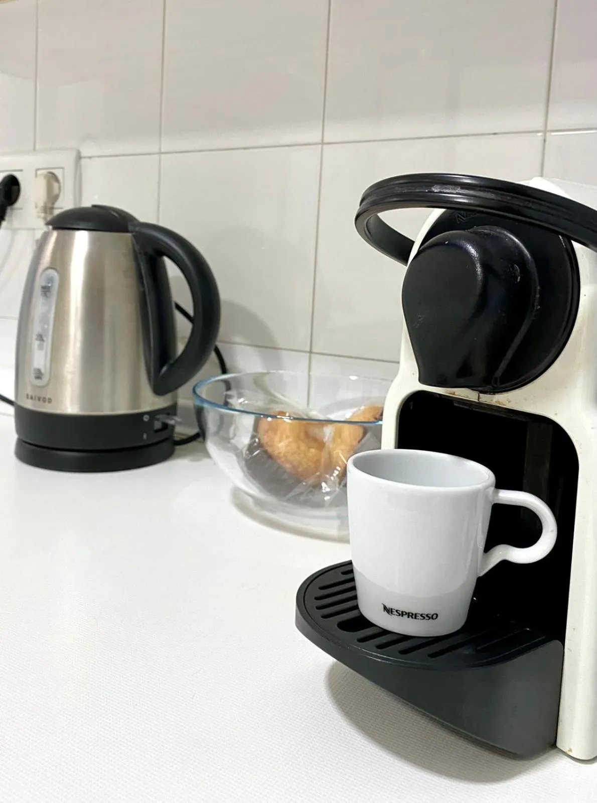 Coffee/tea facilities in Hostal Goya