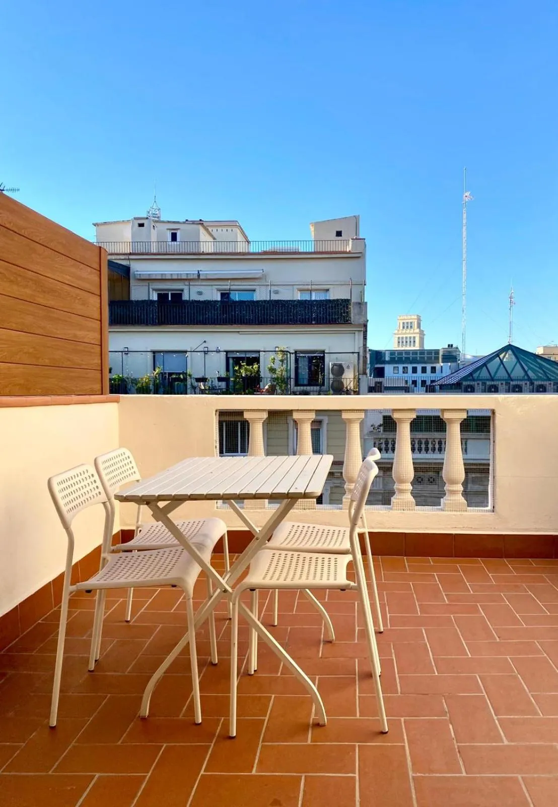 Patio in Hostal Goya