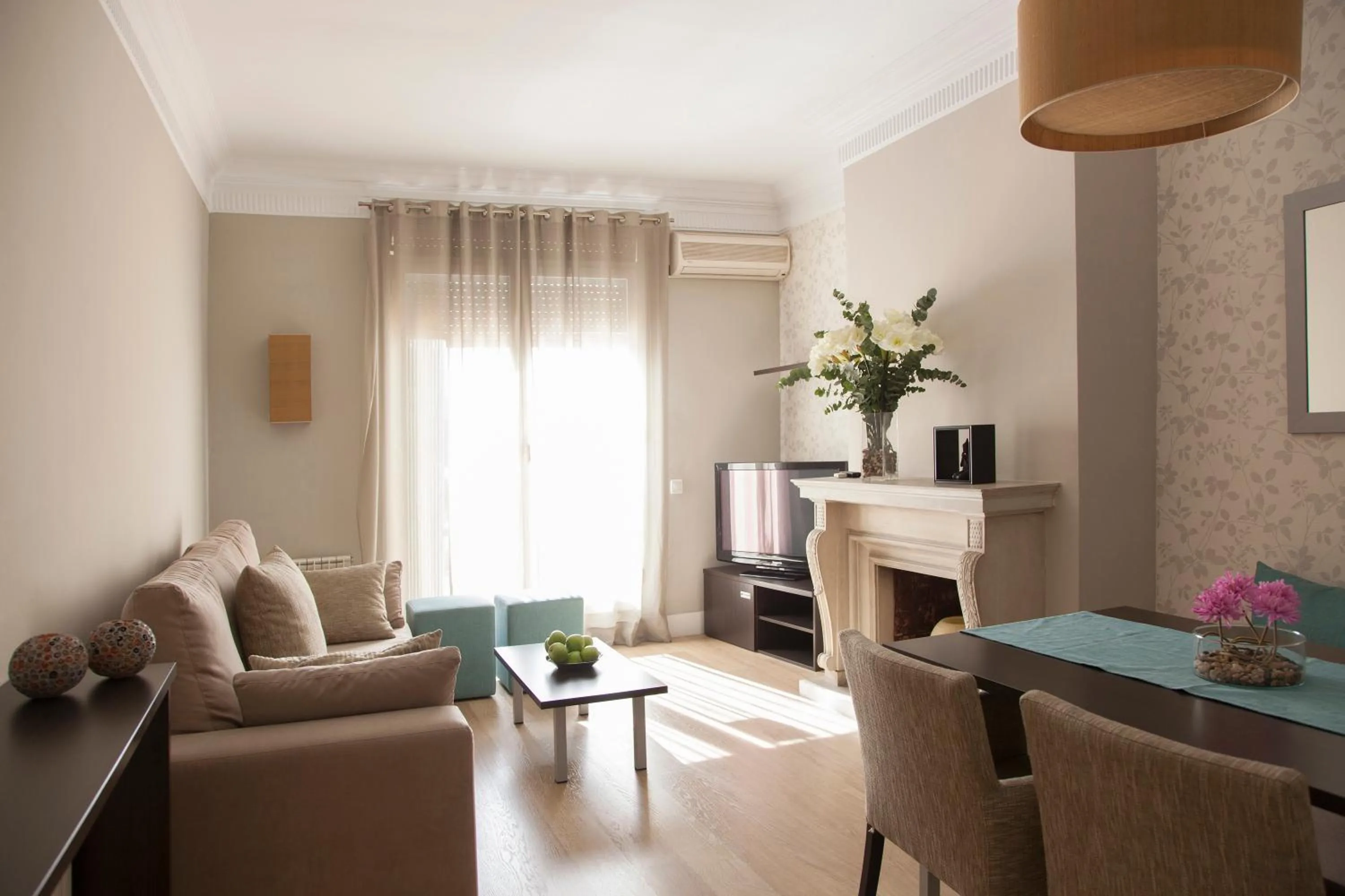 Living room in Hostal Goya