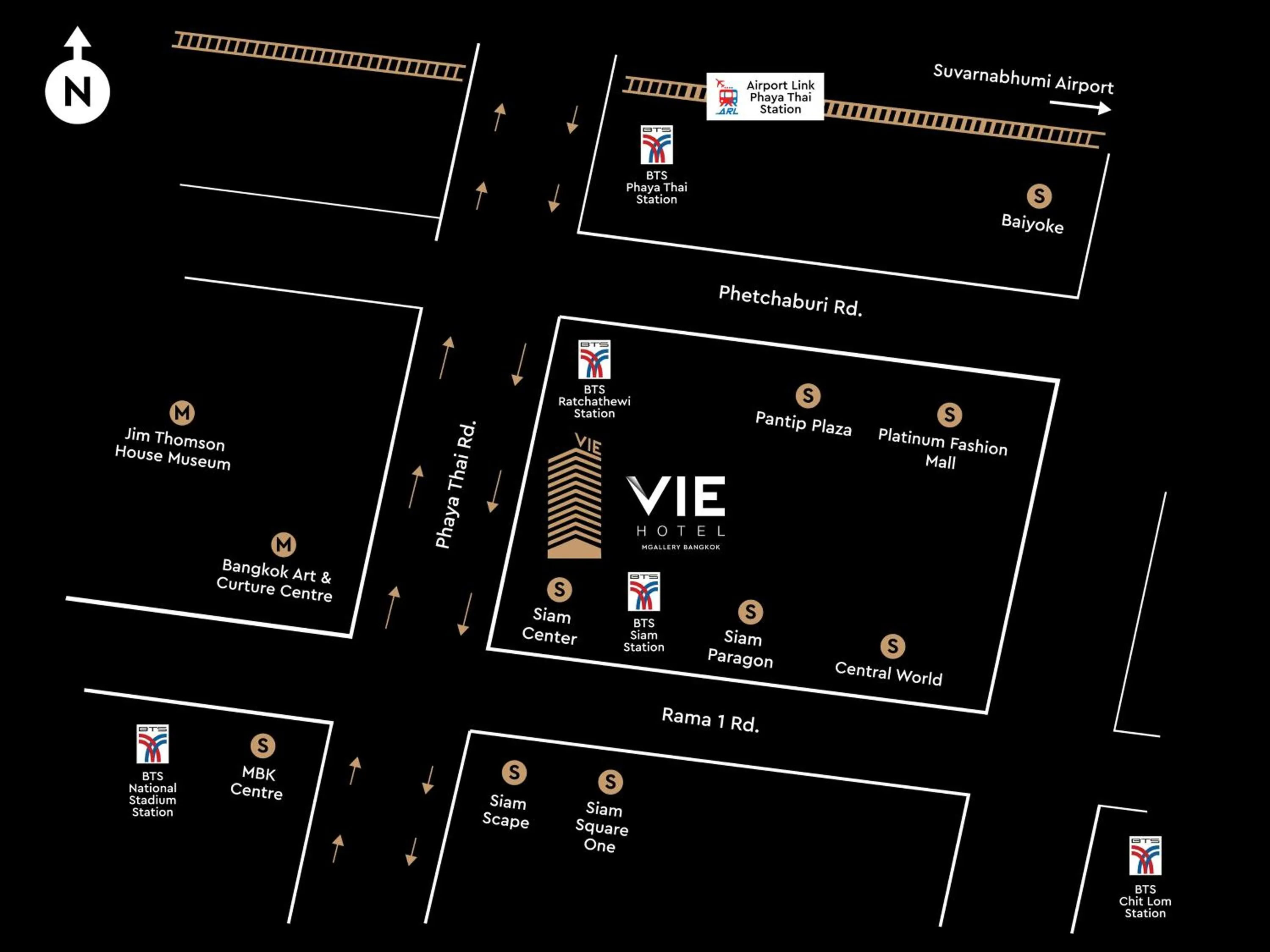 Landmark view in VIE Hotel Bangkok - MGallery Collection