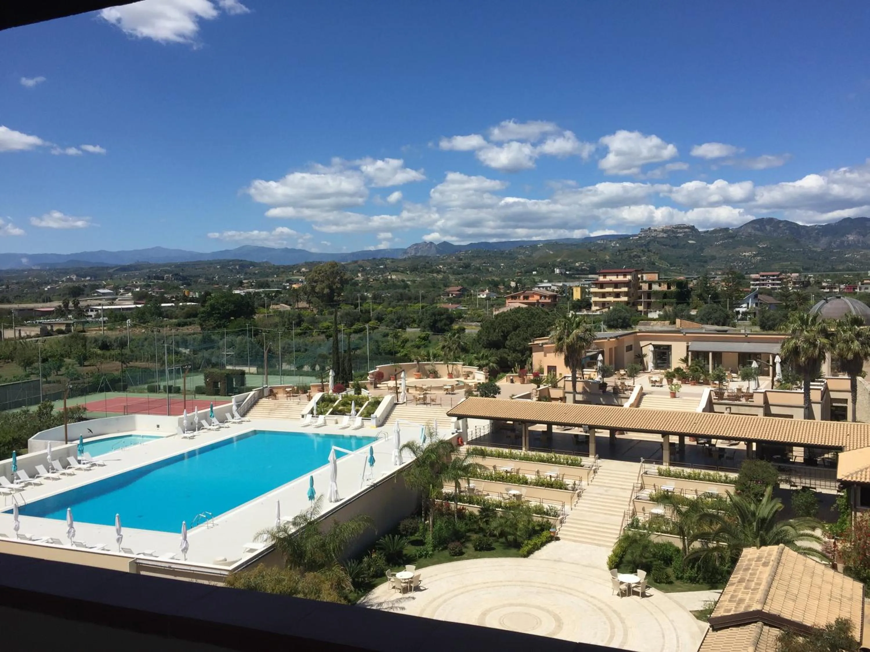 Garden view in Grand Hotel President