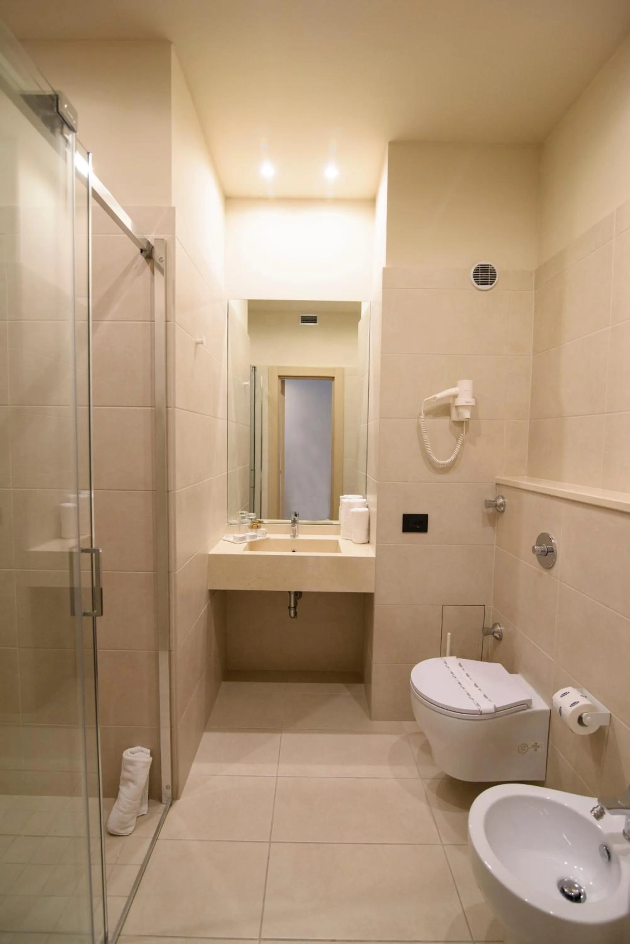 Bathroom in Grand Hotel President