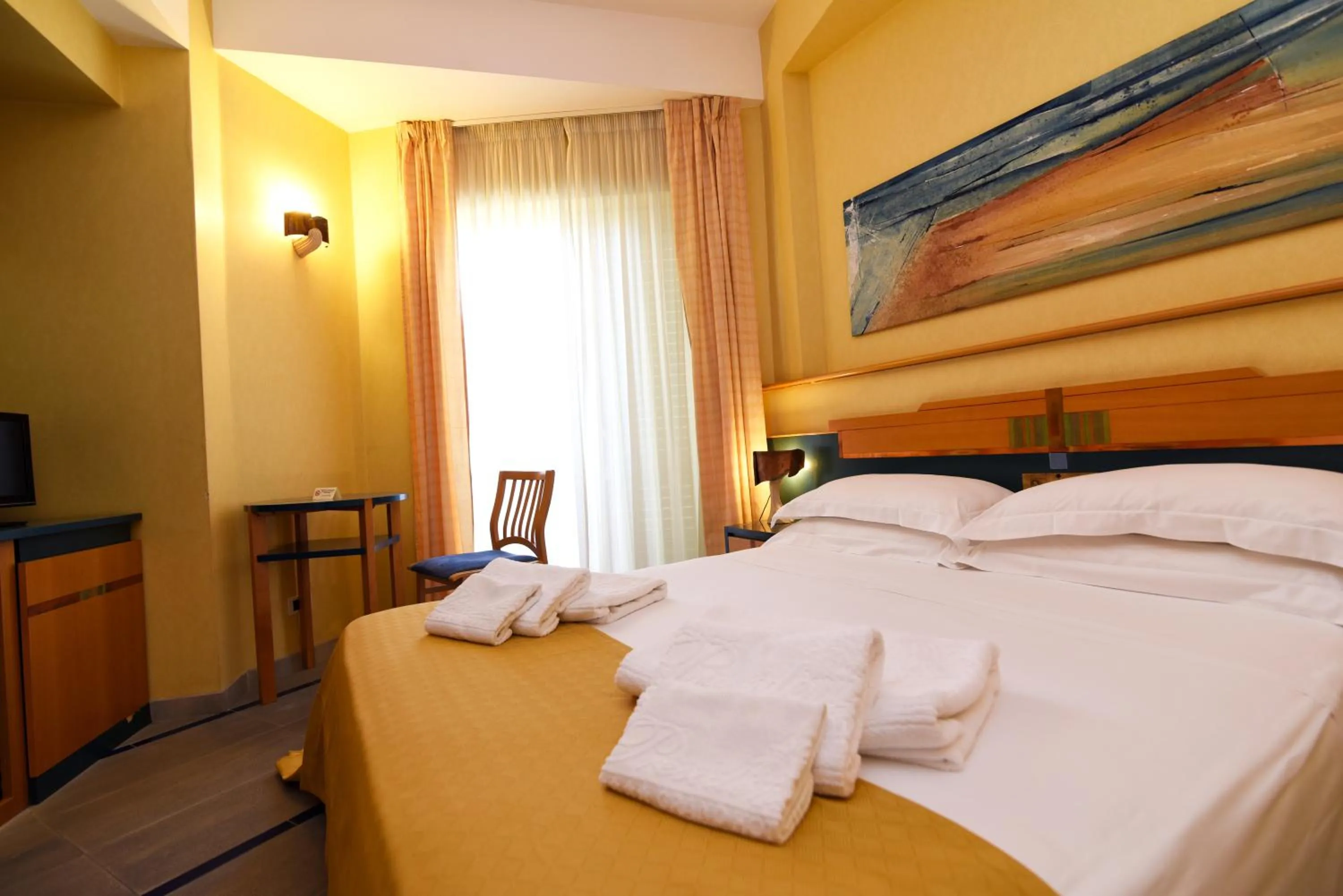 Photo of the whole room, Bed in Grand Hotel President