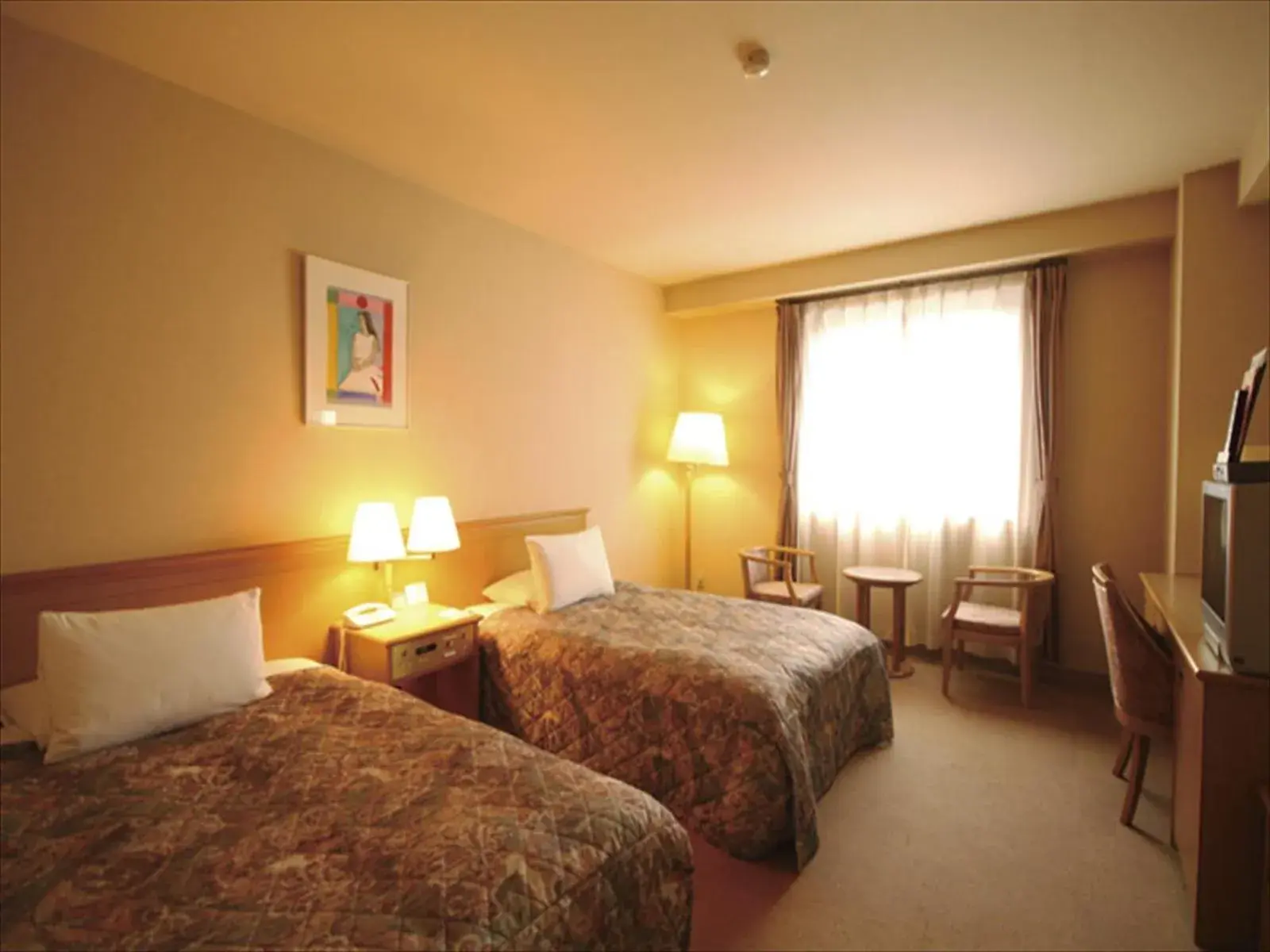 Twin Room - single occupancy - Non-Smoking in Fukuno Town Hotel A・Mieux Twin Room - single occupancy - Non-Smoking in Fukuno Town Hotel A・Mieux