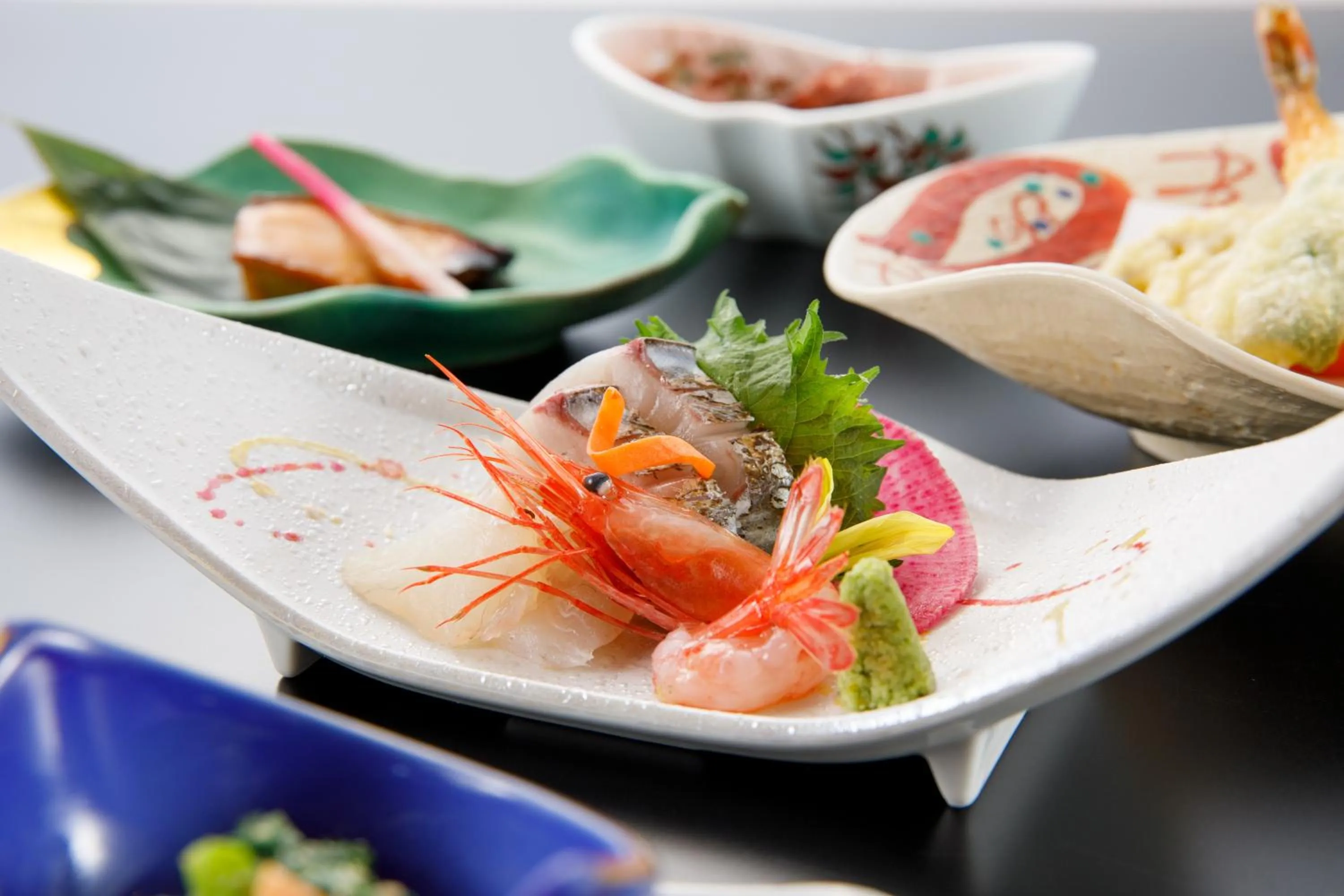 Food in Fukuno Town Hotel A・Mieux