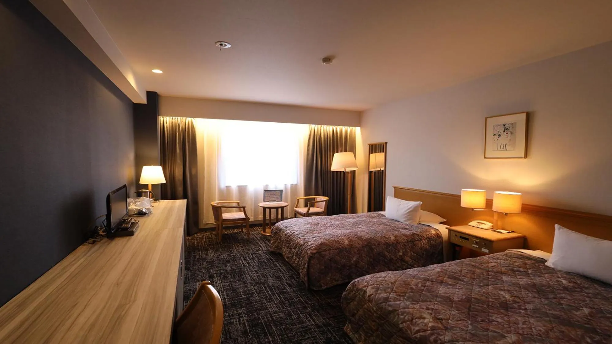 Photo of the whole room, Bed in Fukuno Town Hotel A・Mieux