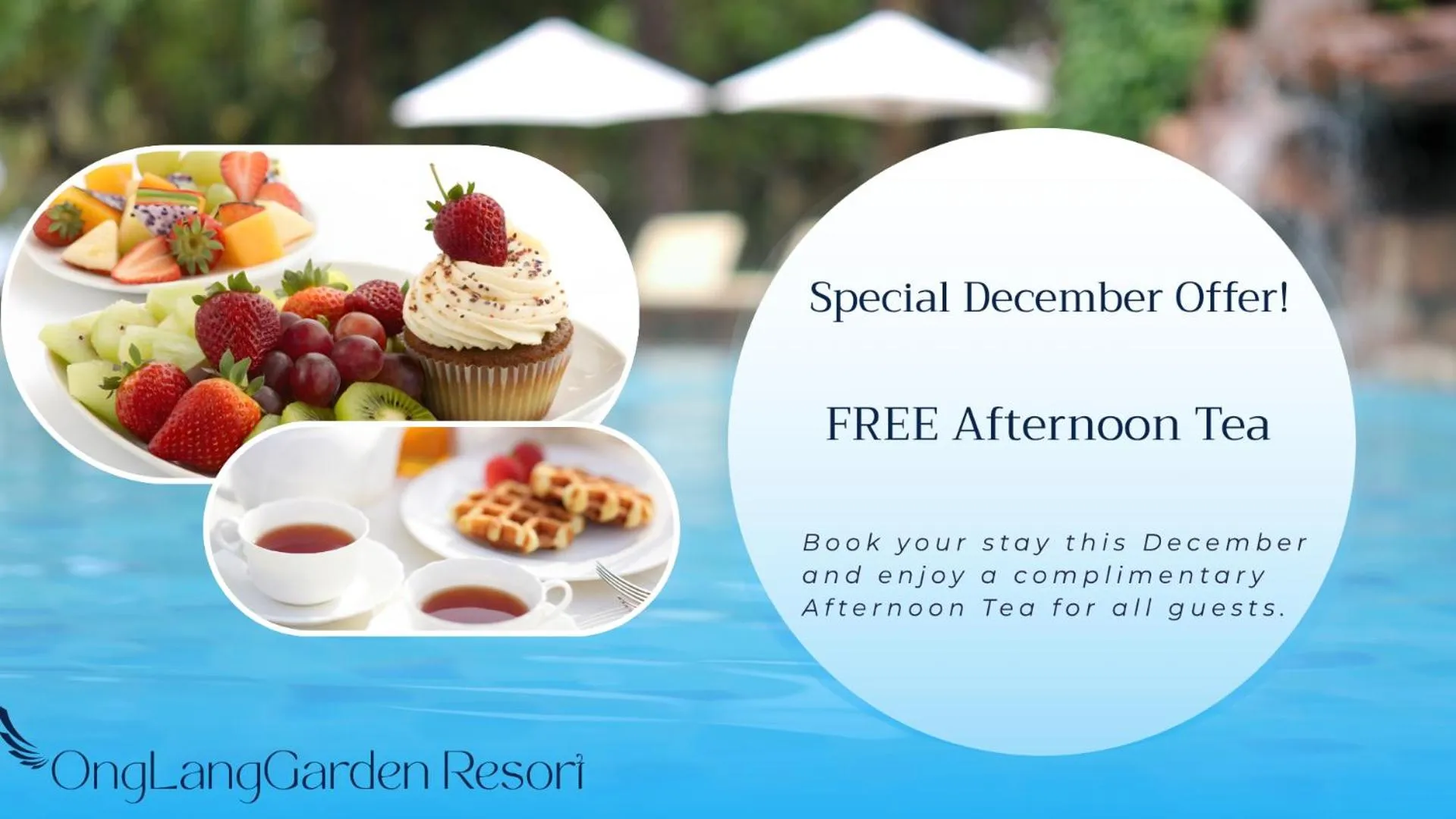 Text overlay in Ong Lang Garden Resort