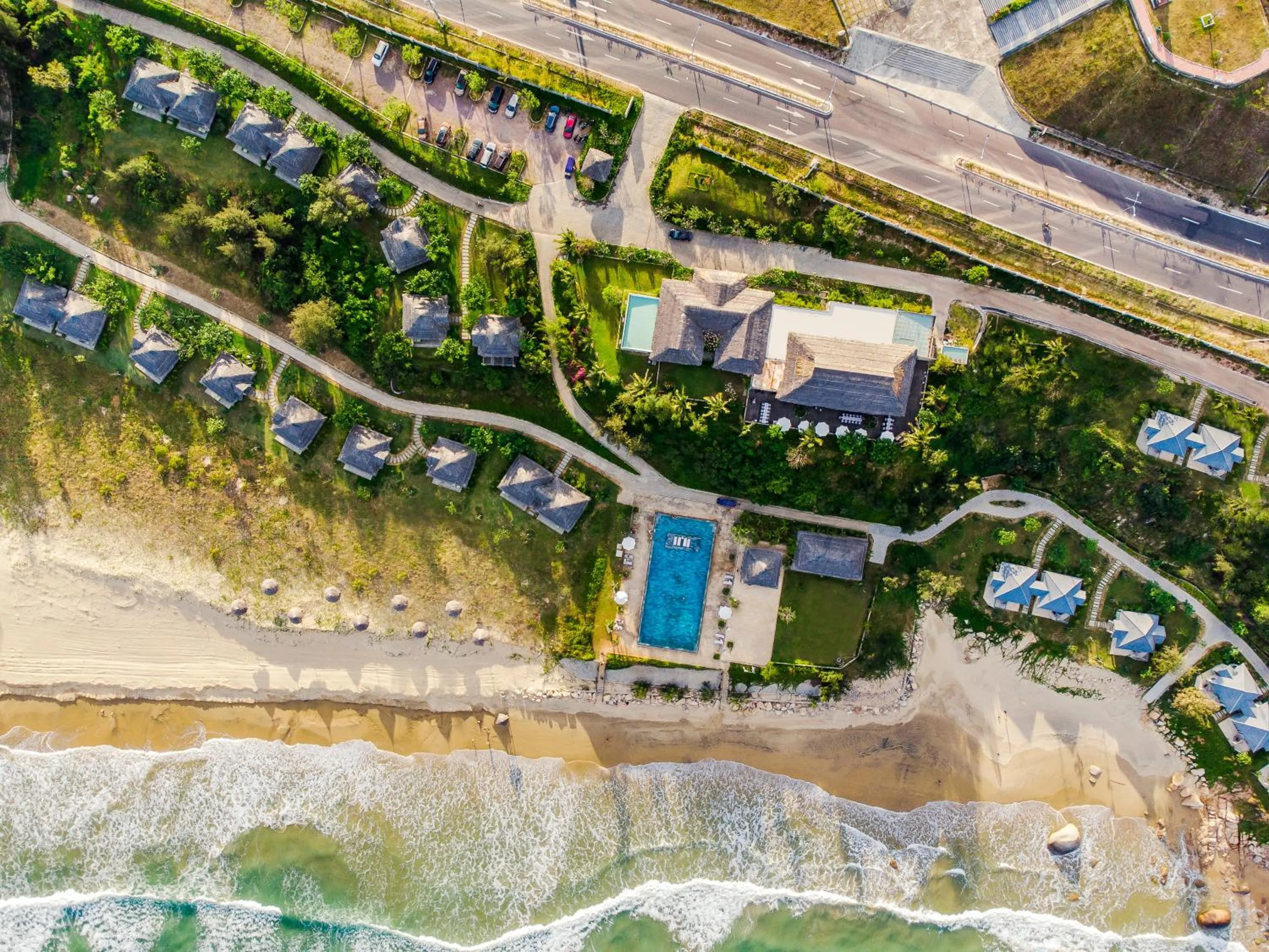 Property building in Crown Retreat Quy Nhon Resort