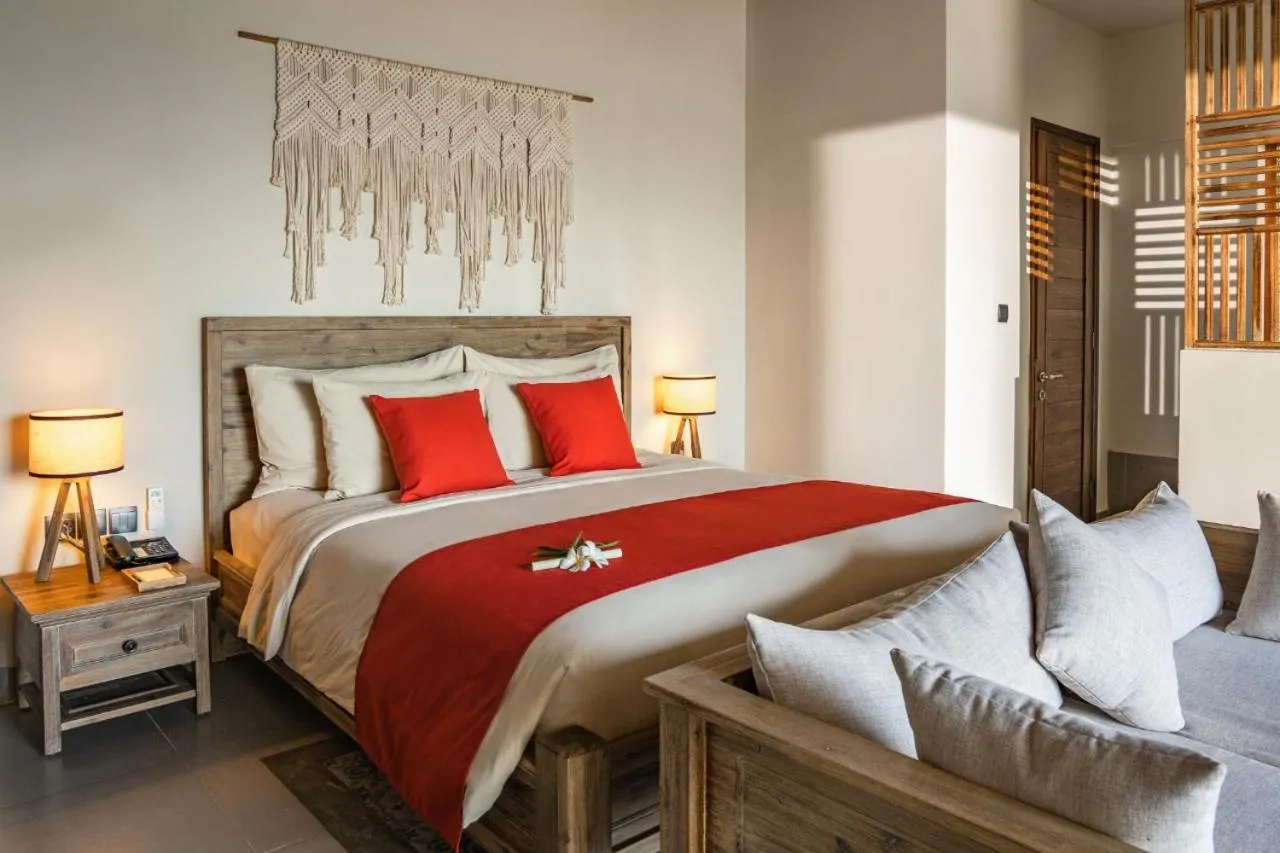 Bed in Crown Retreat Quy Nhon Resort