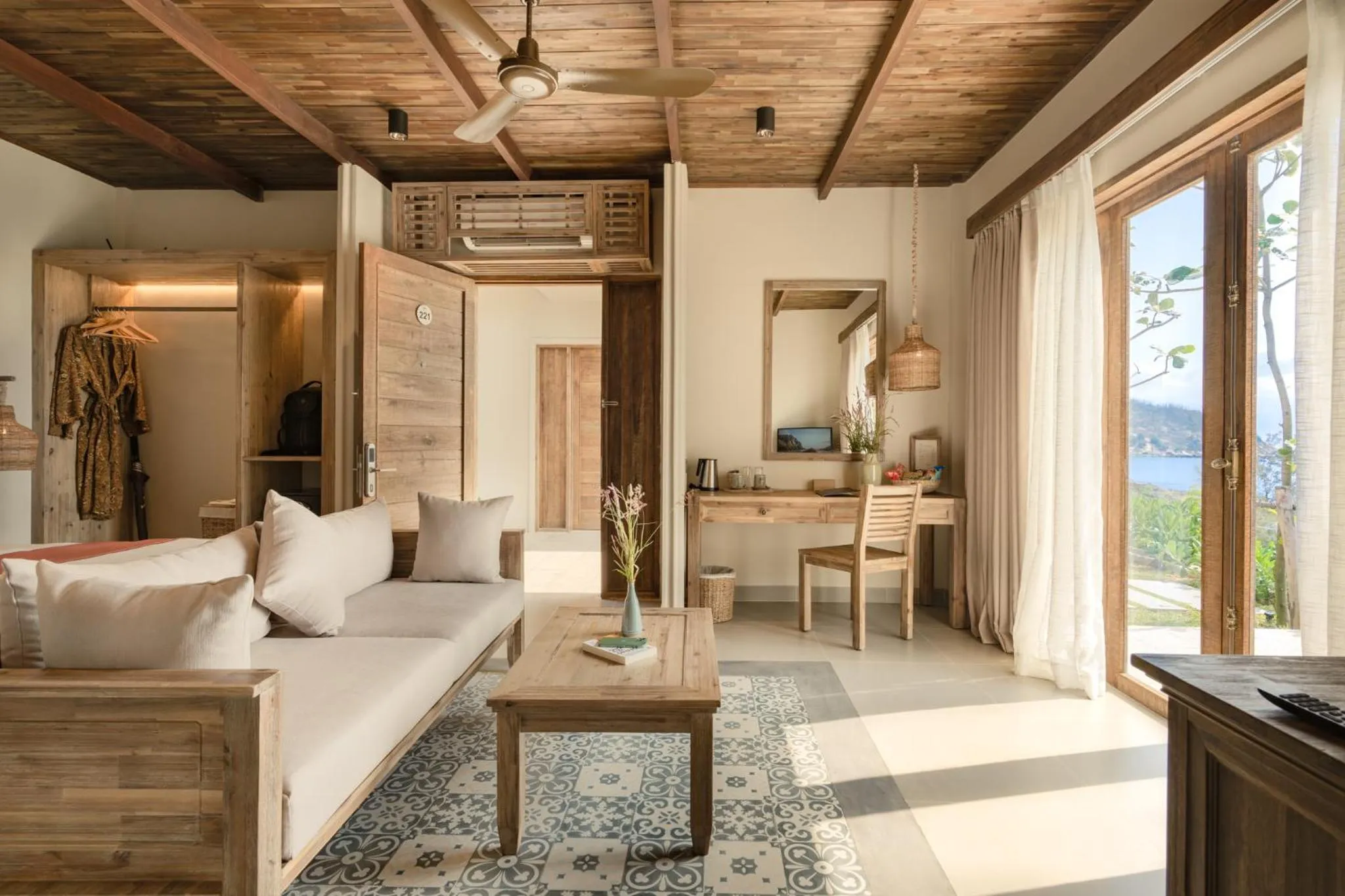 Living room in Crown Retreat Quy Nhon Resort