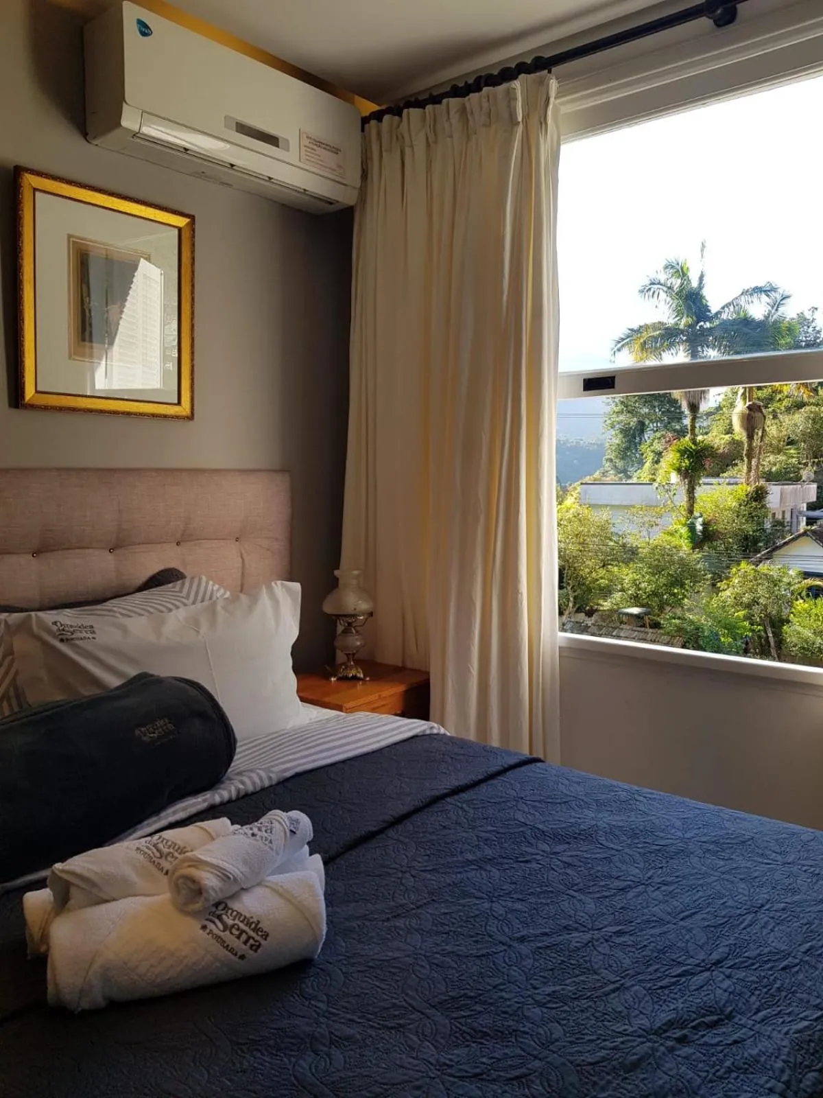 Bed in Pousada Orquidea da Serra