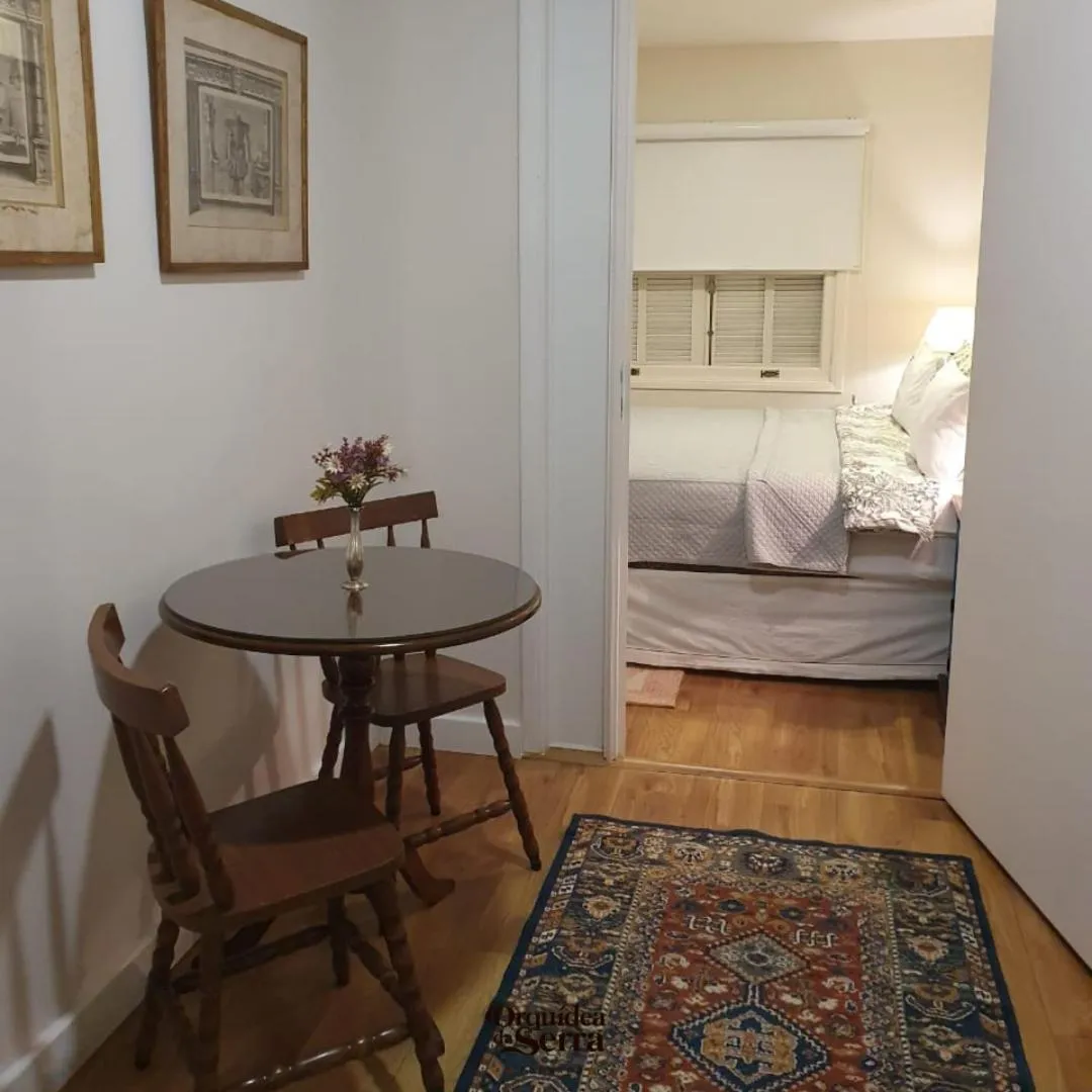 Photo of the whole room, Bed in Pousada Orquidea da Serra