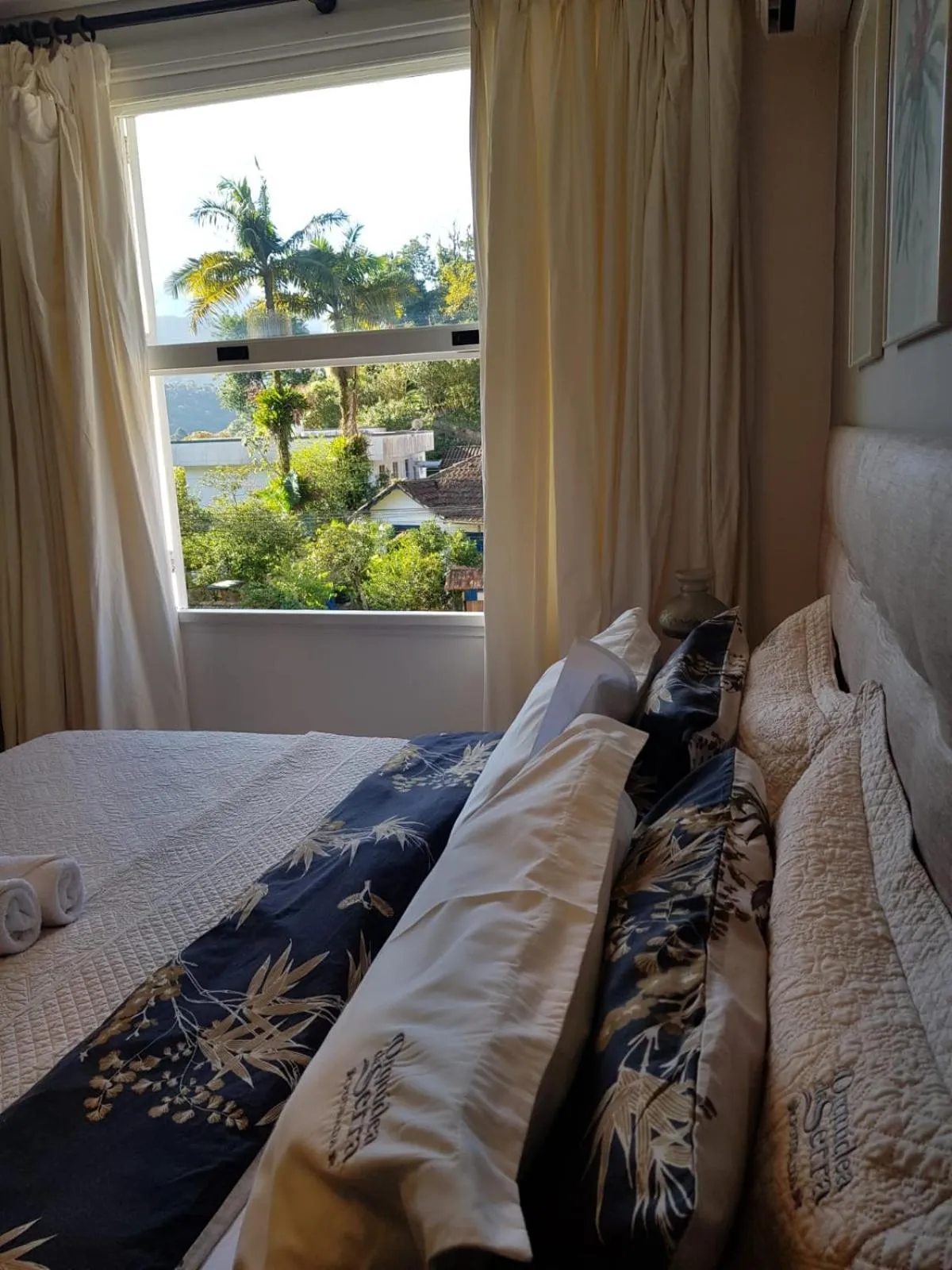 Bed in Pousada Orquidea da Serra