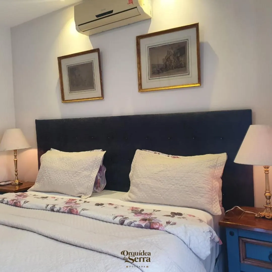Bed in Pousada Orquidea da Serra