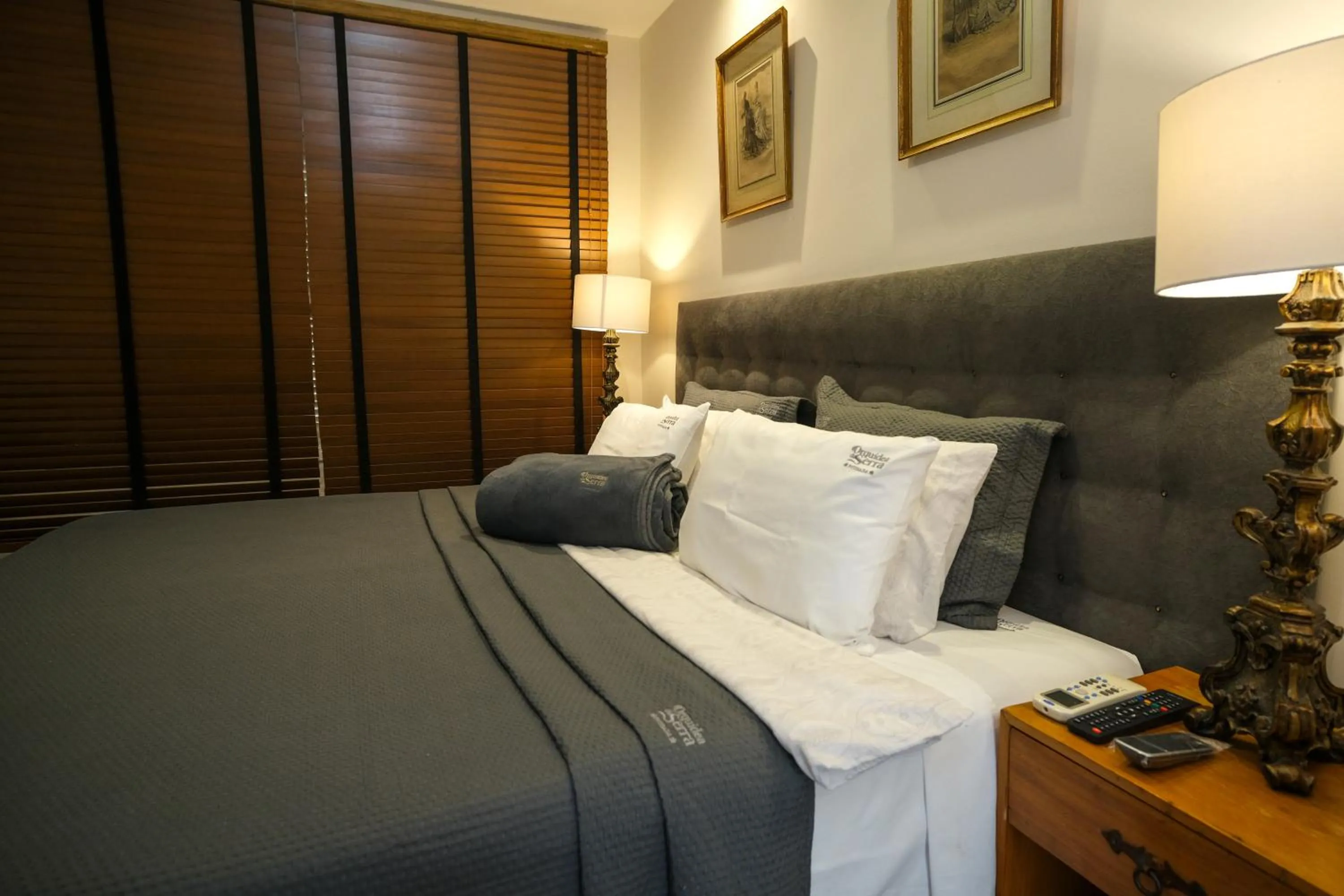 Bed in Pousada Orquidea da Serra