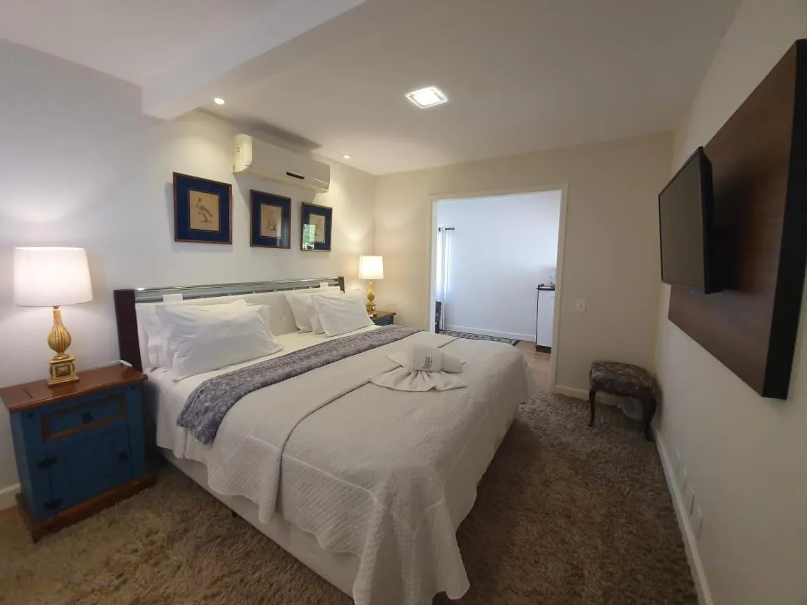 Bed in Pousada Orquidea da Serra